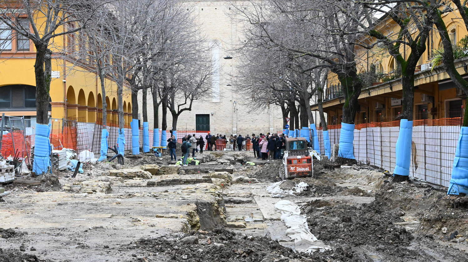 Überreste der Basilika des Vitruvius. Foto: Ministerium für Kultur