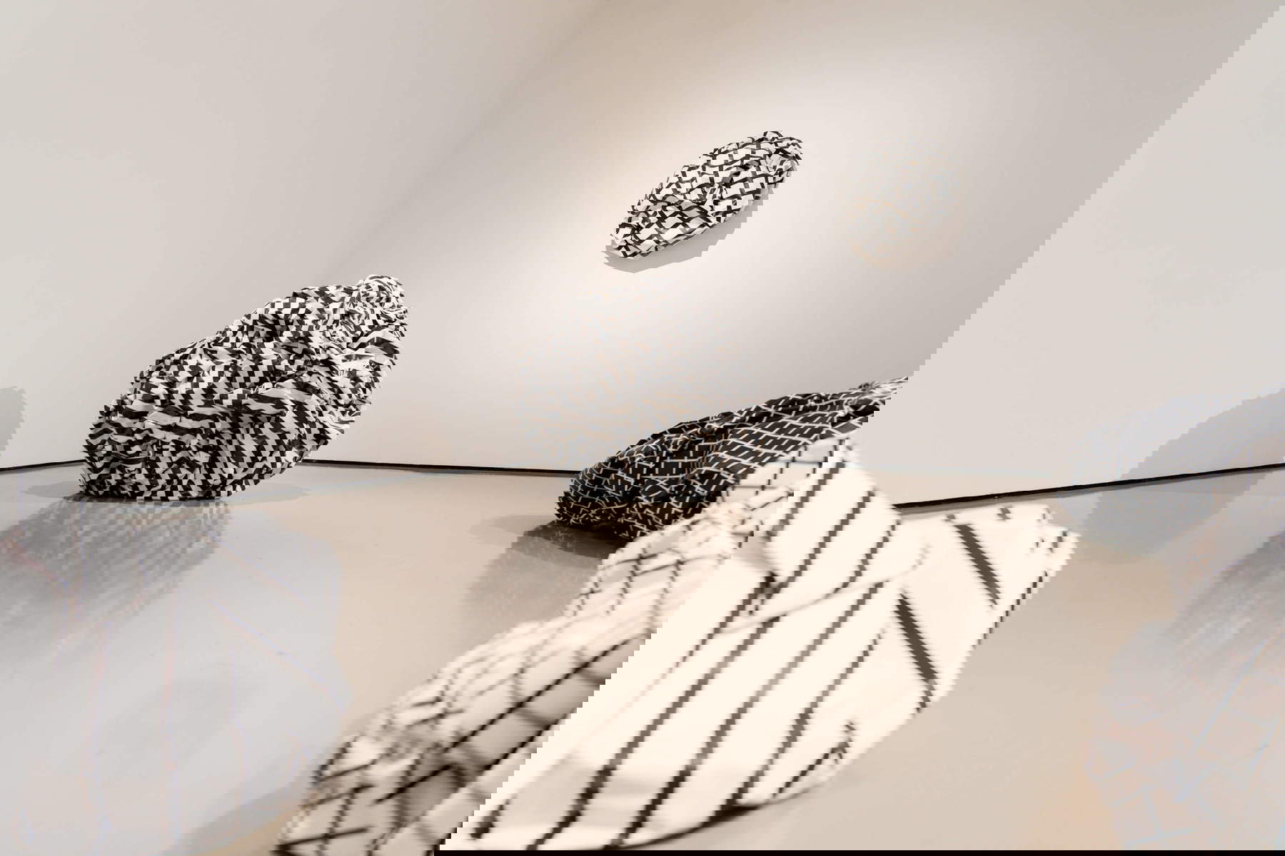 Images from the exhibition Caos Calmo (curated by Gabriele Lorenzoni, Galleria Civica, Trento). Photo: Edoardo Meneghini, courtesy of Museo Mart - Rovereto