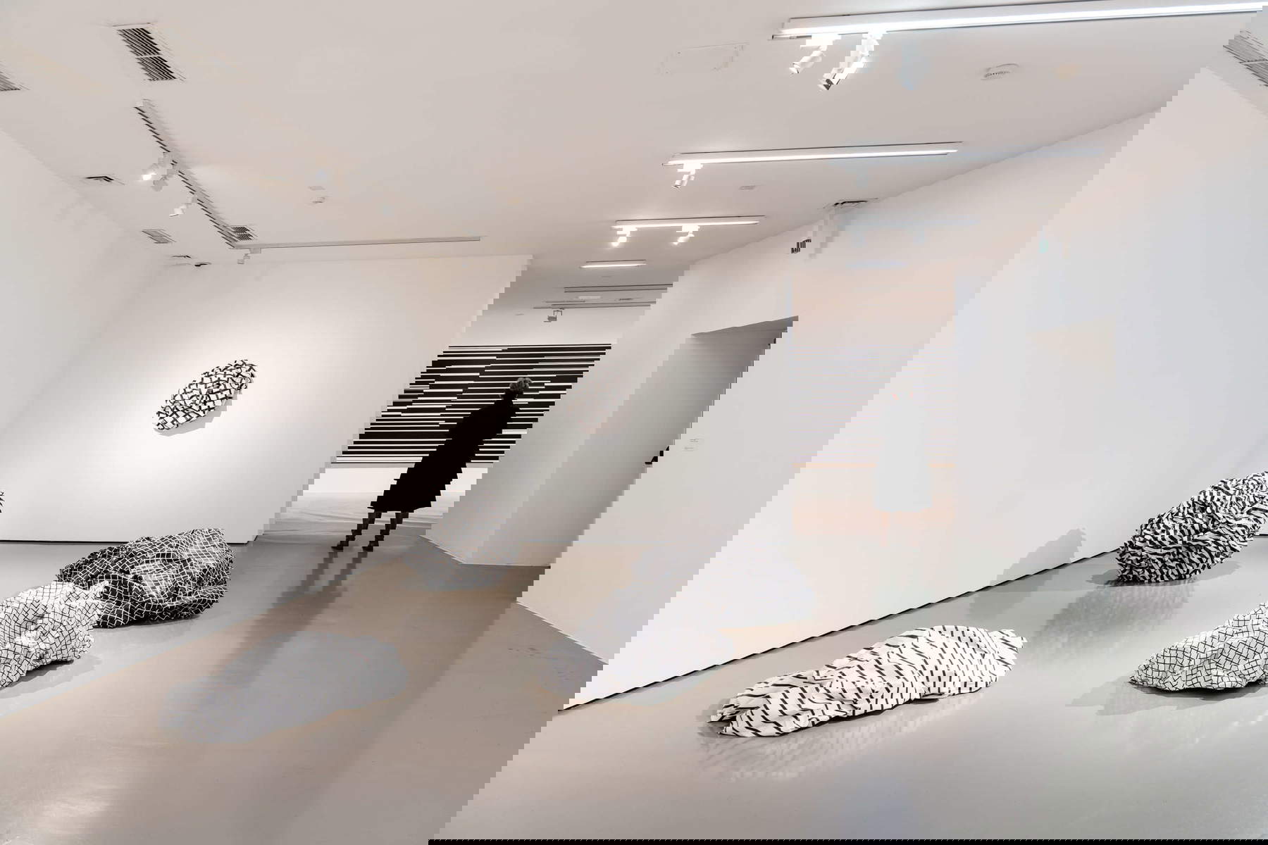 Images from the exhibition Caos Calmo (curated by Gabriele Lorenzoni, Galleria Civica, Trento). Photo: Edoardo Meneghini, courtesy of Museo Mart - Rovereto