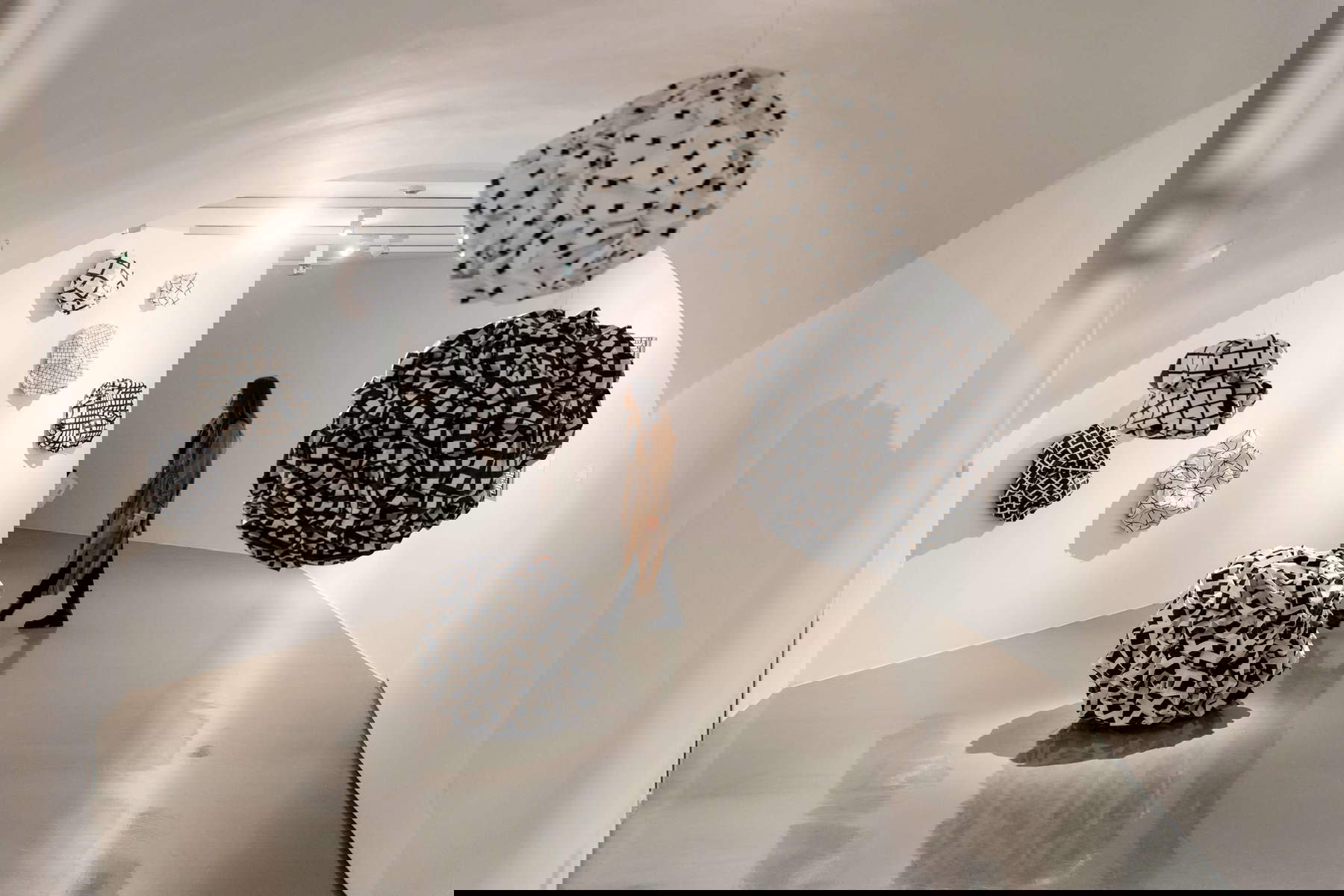 Images from the exhibition Caos Calmo (curated by Gabriele Lorenzoni, Galleria Civica, Trento). Photo: Edoardo Meneghini, courtesy of Museo Mart - Rovereto