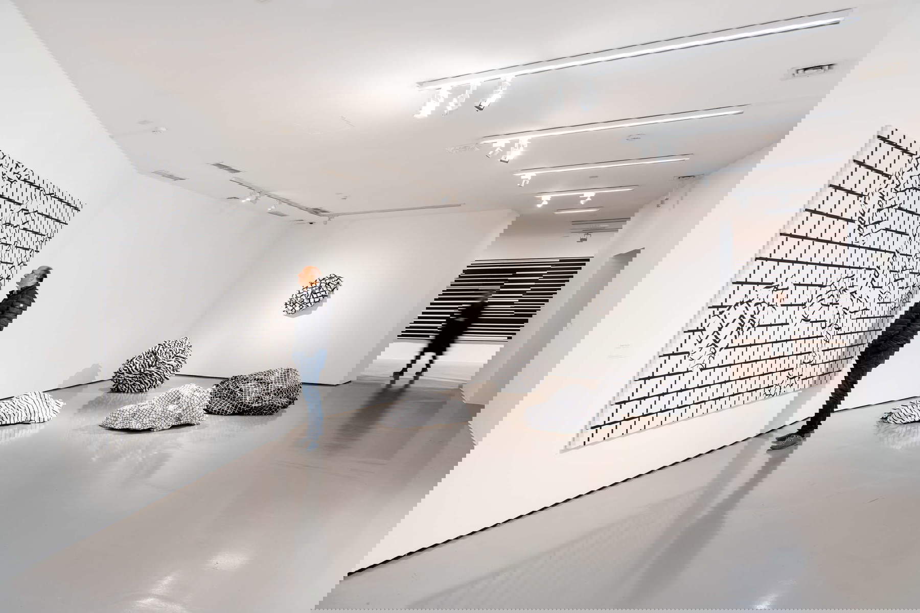 Images from the exhibition Caos Calmo (curated by Gabriele Lorenzoni, Galleria Civica, Trento). Photo: Edoardo Meneghini, courtesy of Museo Mart - Rovereto