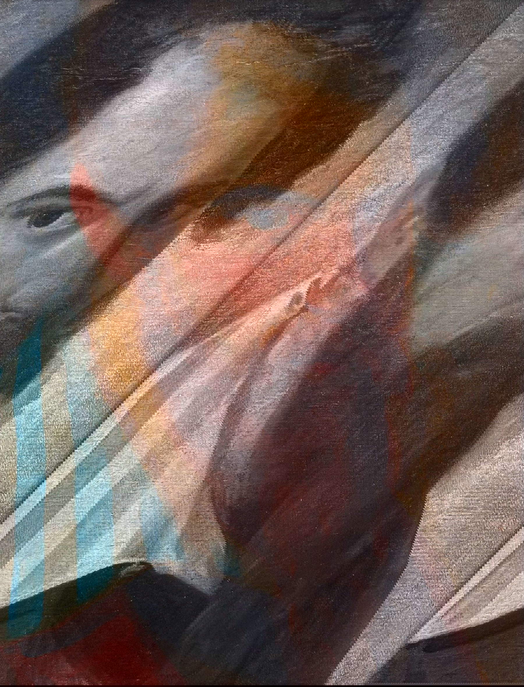 Giuseppe Baldini, Autoritratto (1840 circa; olio su carta applicata su tavola, 43 &times; 34 cm; Livorno, Museo Civico Giovanni Fattori)