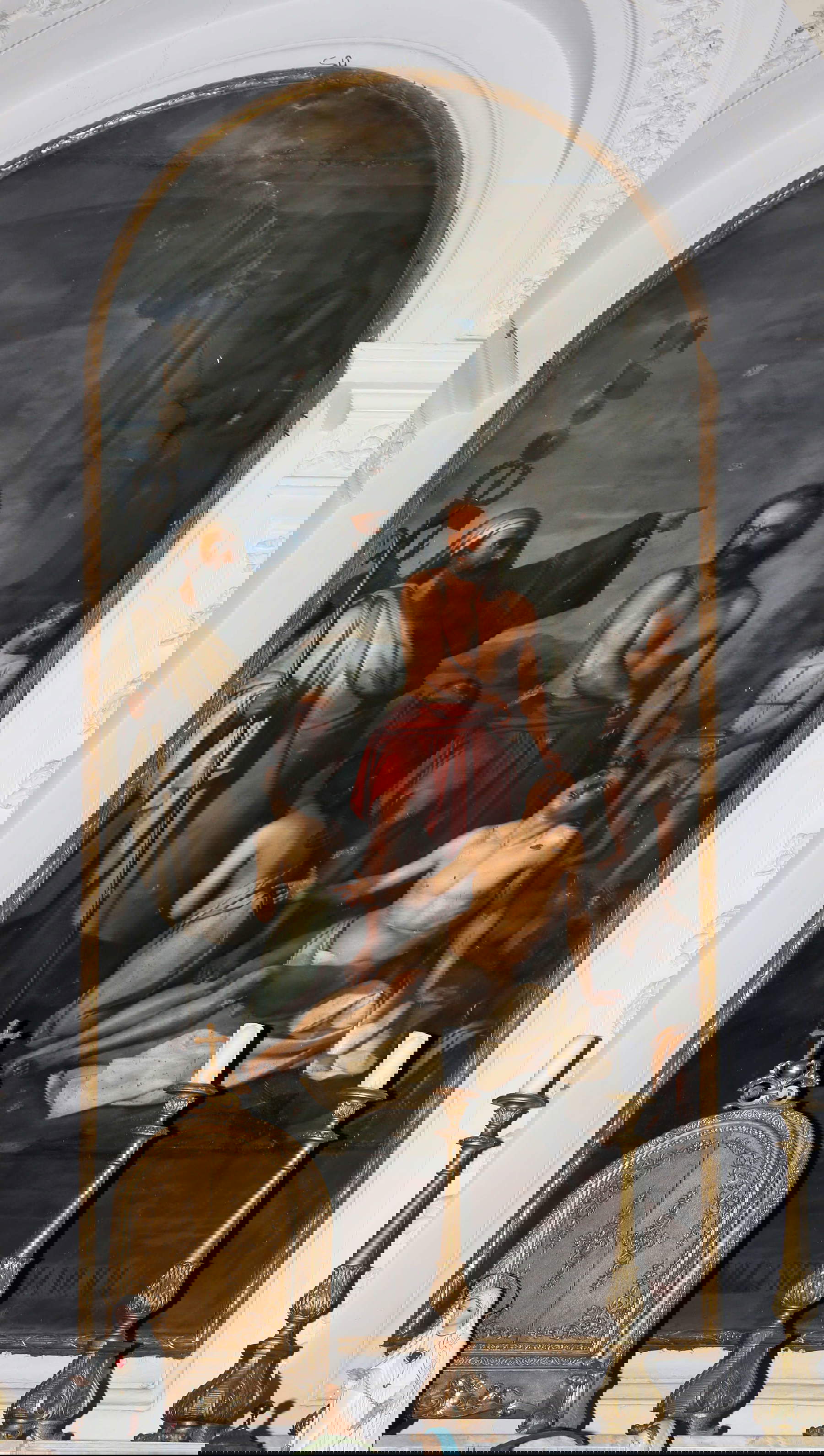 Giuseppe Baldini, Le martyre des saints Crispin et Crispinien (vers 1840 - 1860 ; huile sur toile ; Livourne, San Giuseppe)