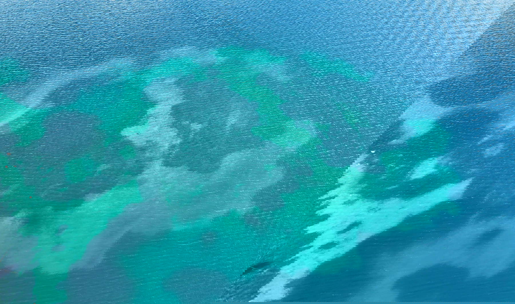 Hito Steyerl, The Island, frame (2025; vídeo HD monocanal, cine, hologramas con ruidos cuánticos, esferas con proyecciones arqueológicas, vídeo documental, duración 26 minutos, vídeo HD monocanal, instalación de dimensiones variables). Con permiso del artista y la Fondazione Prada, Andrew Kreps Gallery, Nueva York y Esther Schipper, Berlín/París/Seúl.