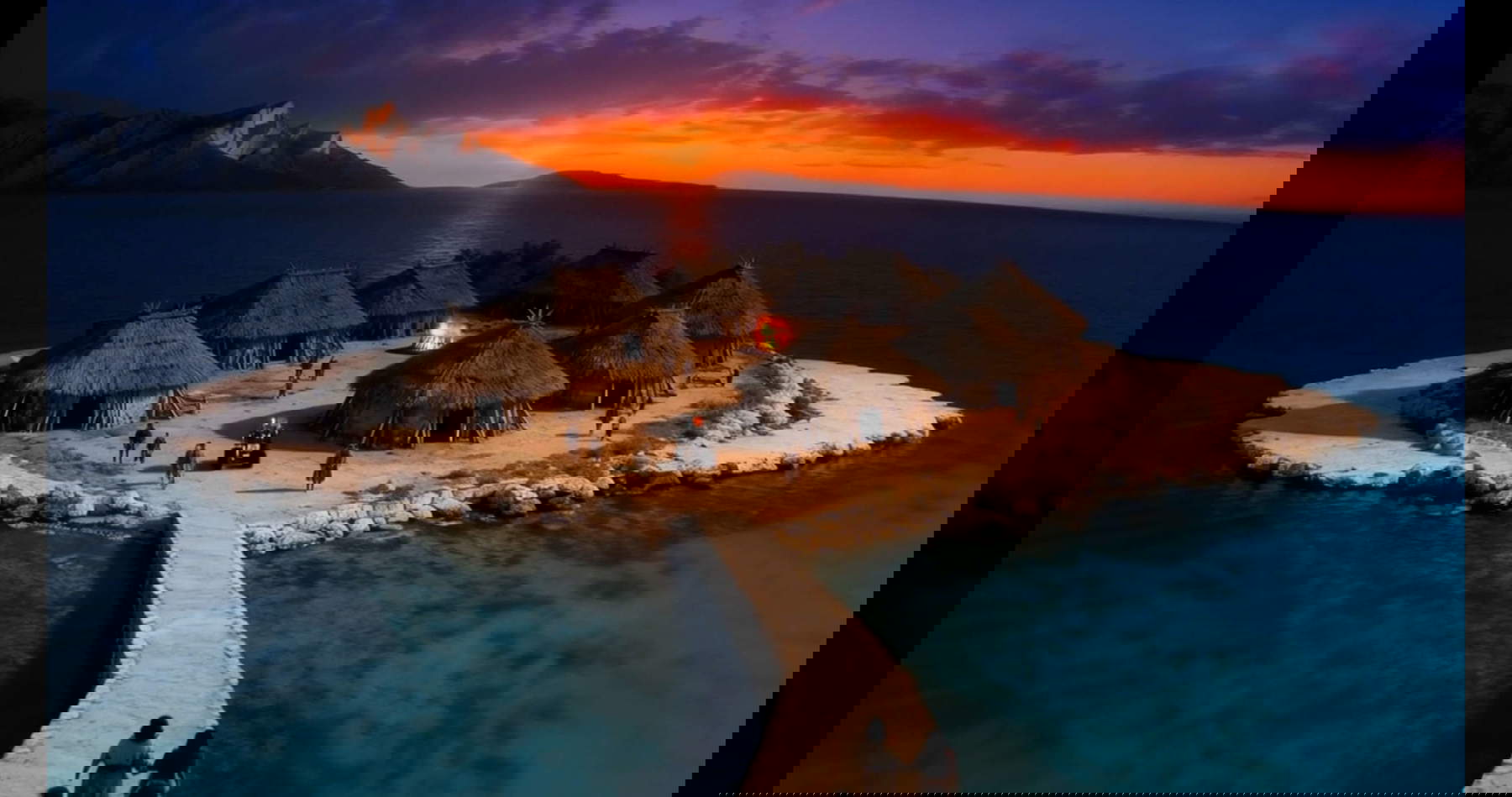 Hito Steyerl, The Island, frame (2025; vídeo HD monocanal, cine, hologramas con ruidos cuánticos, esferas con proyecciones arqueológicas, vídeo documental, duración 26 minutos, vídeo HD monocanal, instalación de dimensiones variables). Con permiso del artista y la Fondazione Prada, Andrew Kreps Gallery, Nueva York y Esther Schipper, Berlín/París/Seúl.