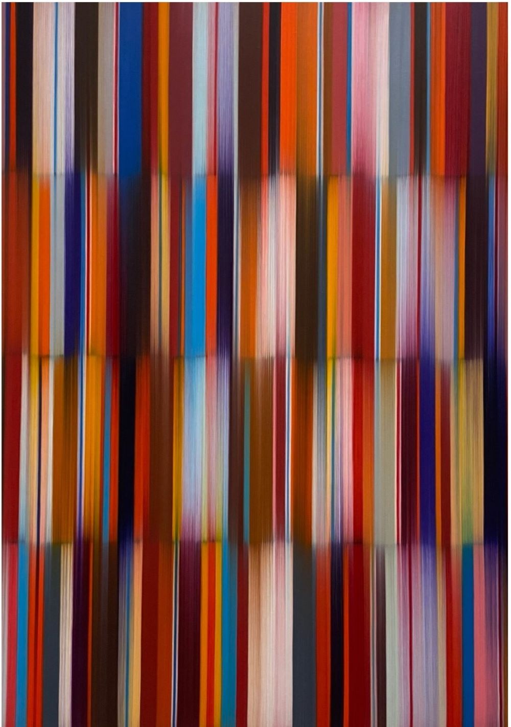 Mark Francis, Sound Signal (2025; óleo sobre lienzo, 122 x 91 cm). Presentado por: Luca Tommasi. Precio: 34.000 euros