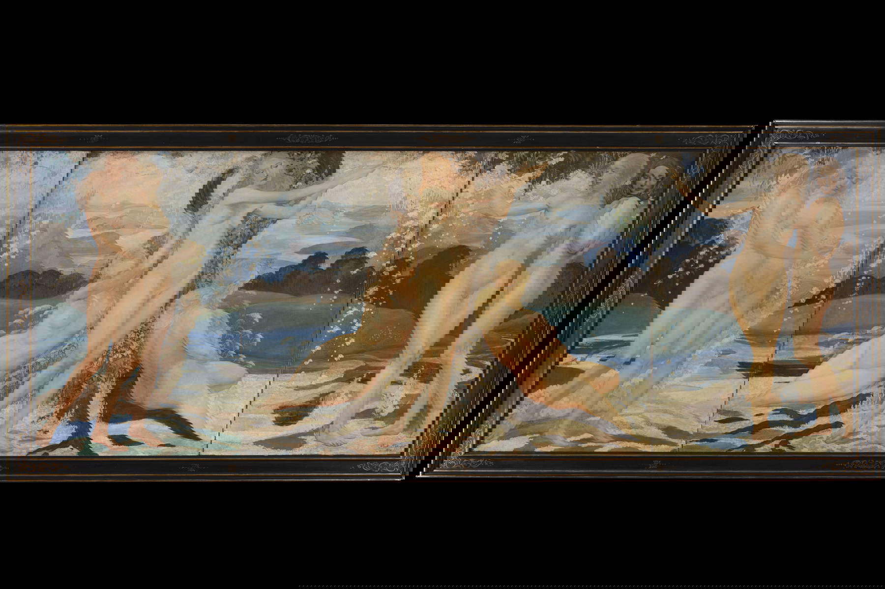 Albert Philippot, Les Baigneuses (1922; óleo sobre lienzo, 151 x 401 cm). Precio: 90.000 euros