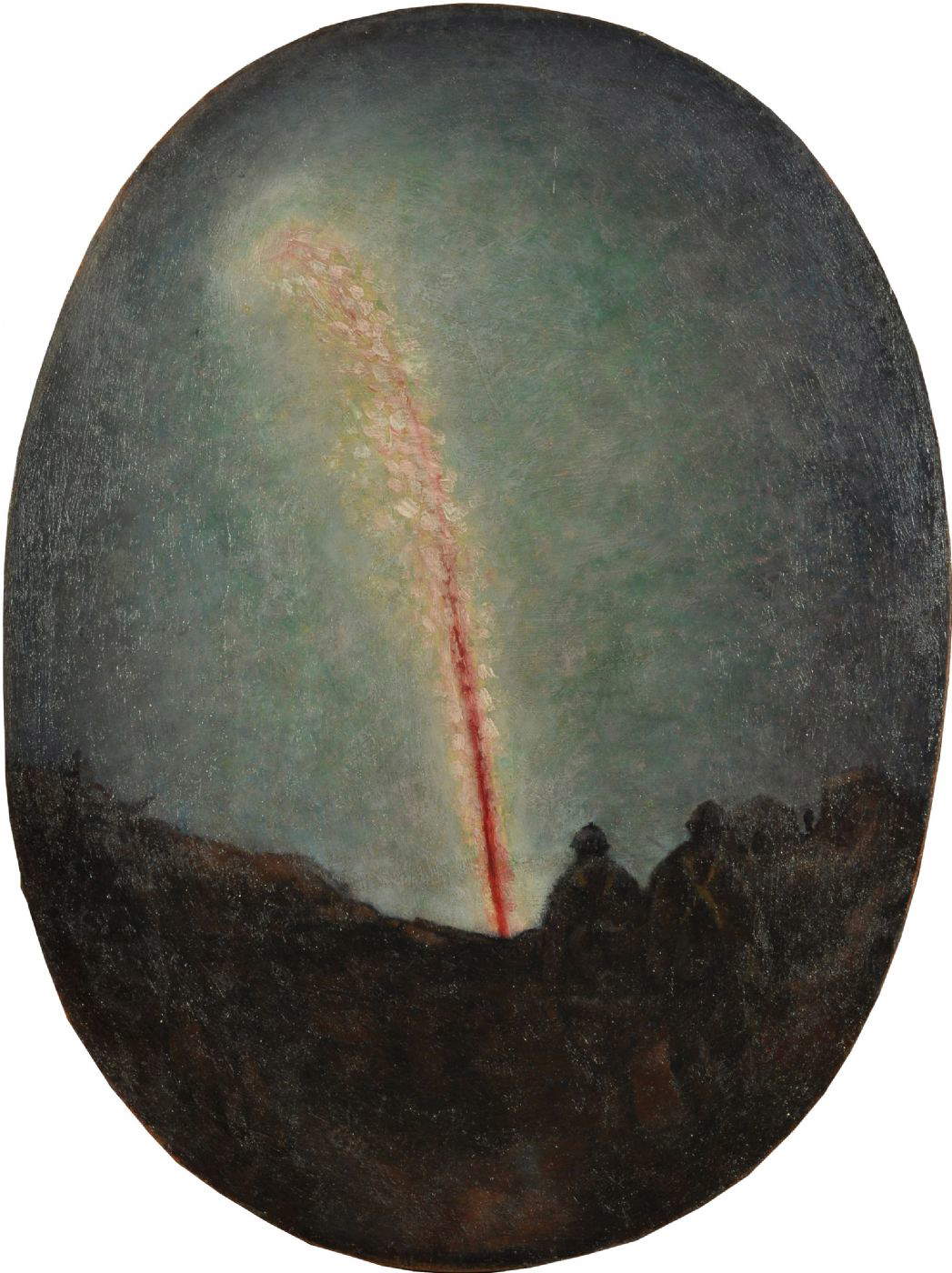 Anselmo Bucci, El cohete (1915; óleo sobre lienzo, 103 x 78 cm). Precio: 30.000 euros