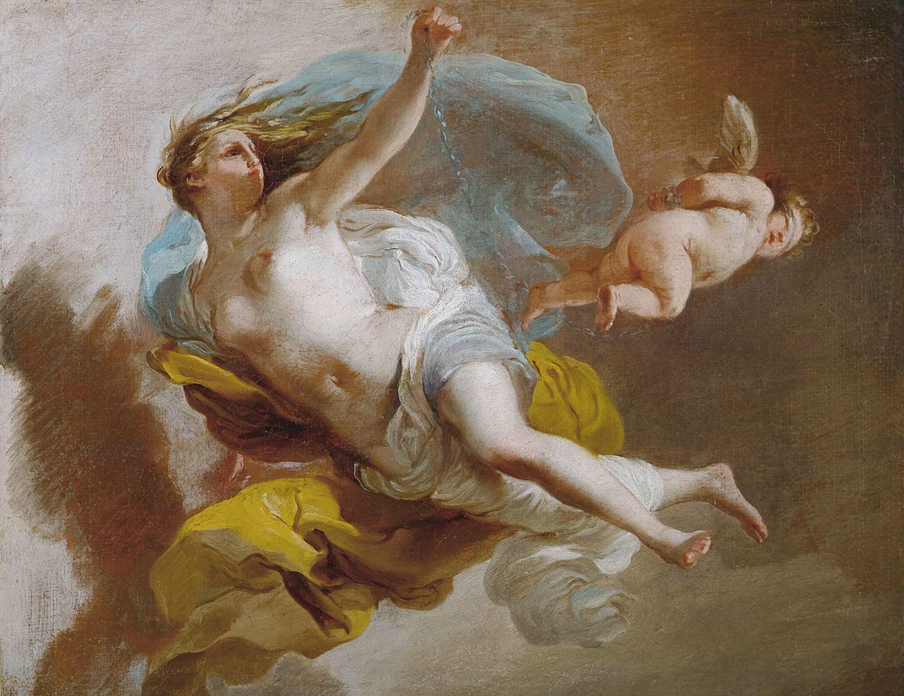 Gaetano Gandolfi, Venus encanta al amor (1770-1772; óleo sobre lienzo, 34,5 x 44,5 cm). Precio: 80.000 euros