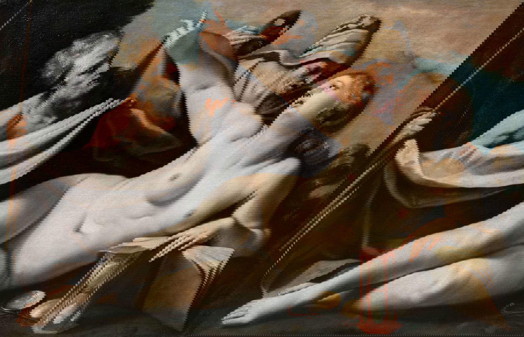 Luca da Reggio, La verdad descubierta por el tiempo (óleo sobre lienzo, 99 x 151 cm). Precio: 90.000 euros