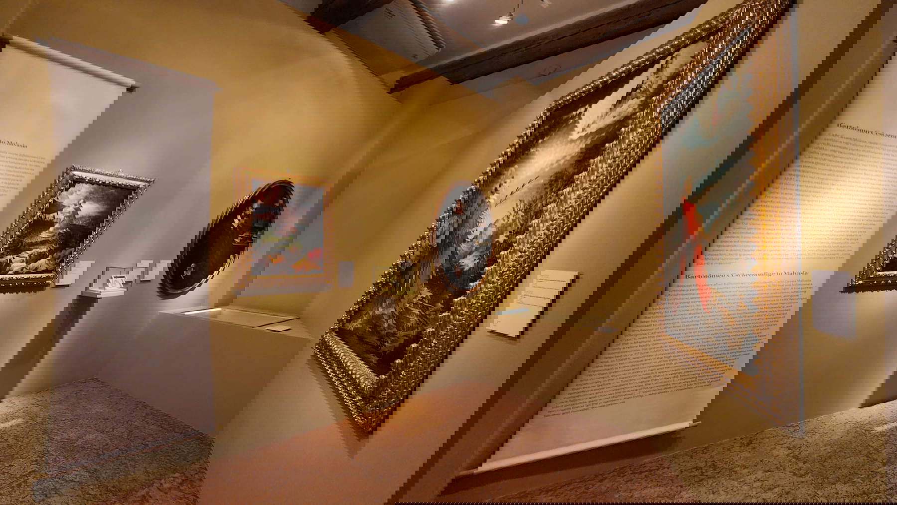 Ausstellungsaufbau Bartolomeo Cesi (1556-1629). Die Malerei der Stille im Zeitalter der Carracci. Foto: Federico Giannini