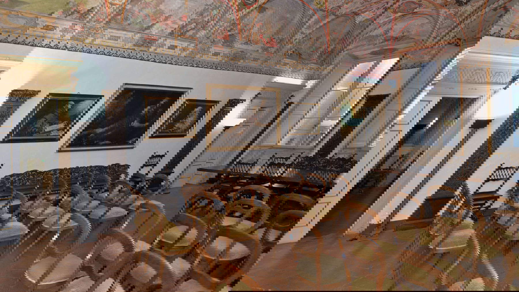 Il salone del primo piano nobile