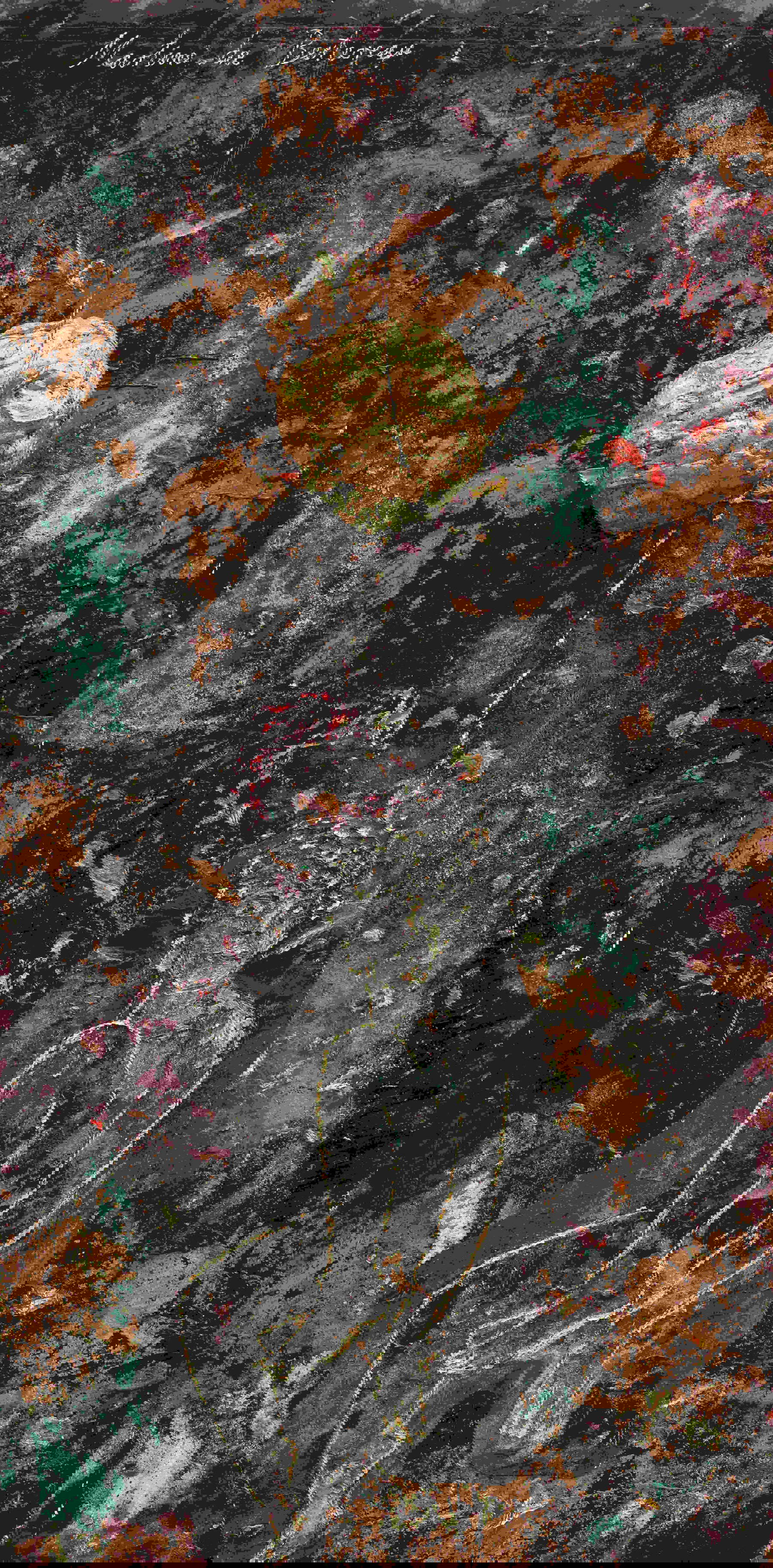 Anselm Kiefer, Martine de Bertereau (2025; emulsione, olio, acrilico, gommalacca, foglia d&rsquo;oro, sedimento di elettrolisi, piombo, acciaio, gesso e collage di tela su tela, 570 &times; 280 cm) &copy; Anselm Kiefer. Foto: Nina Slavcheva