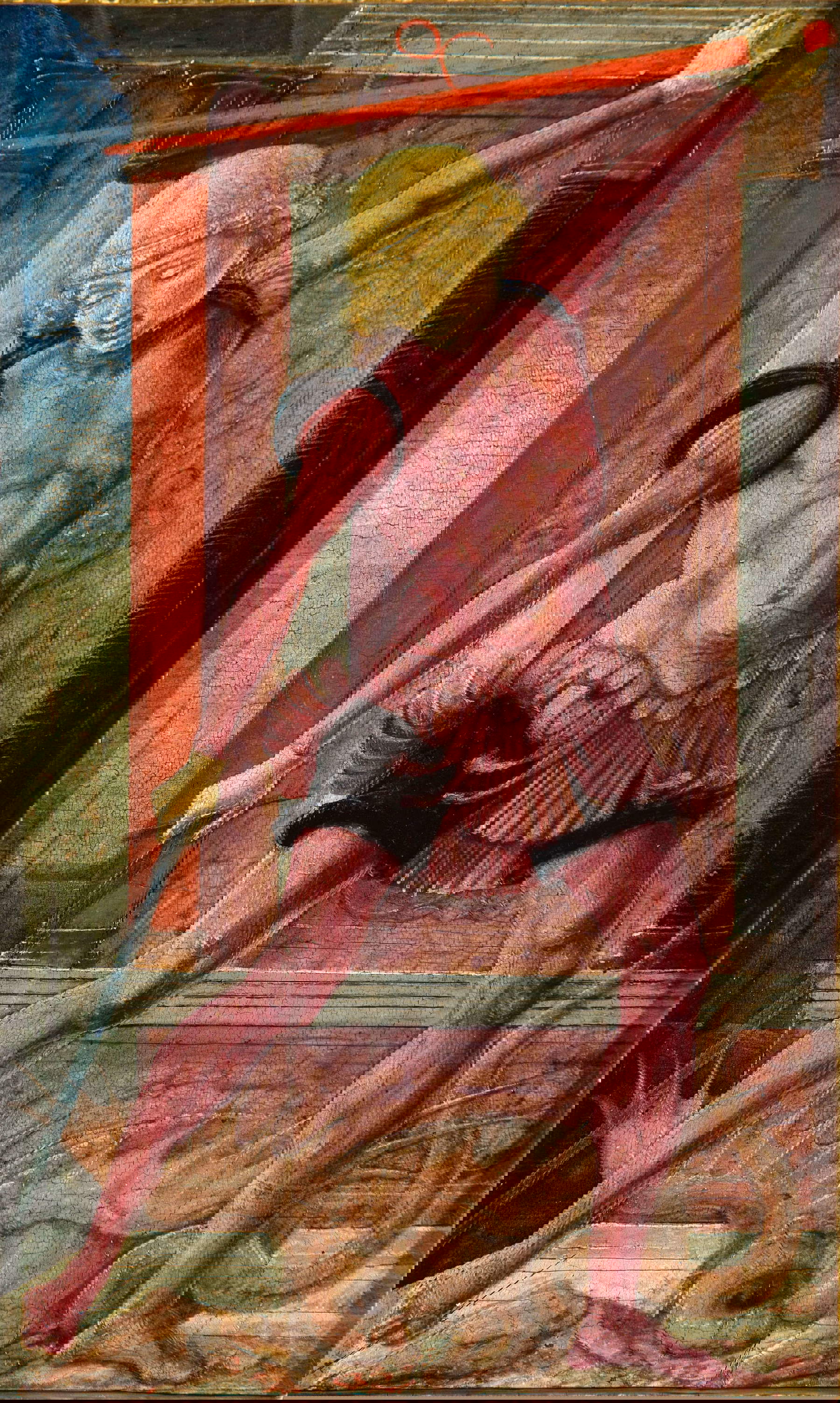 Cosm&egrave; Tura, San Giorgio (1475-1480; oil on panel 21.6 &times; 13 cm Venice, Giorgio Cini Foundation, Galleria di Palazzo Cini, inv. VC 6269)