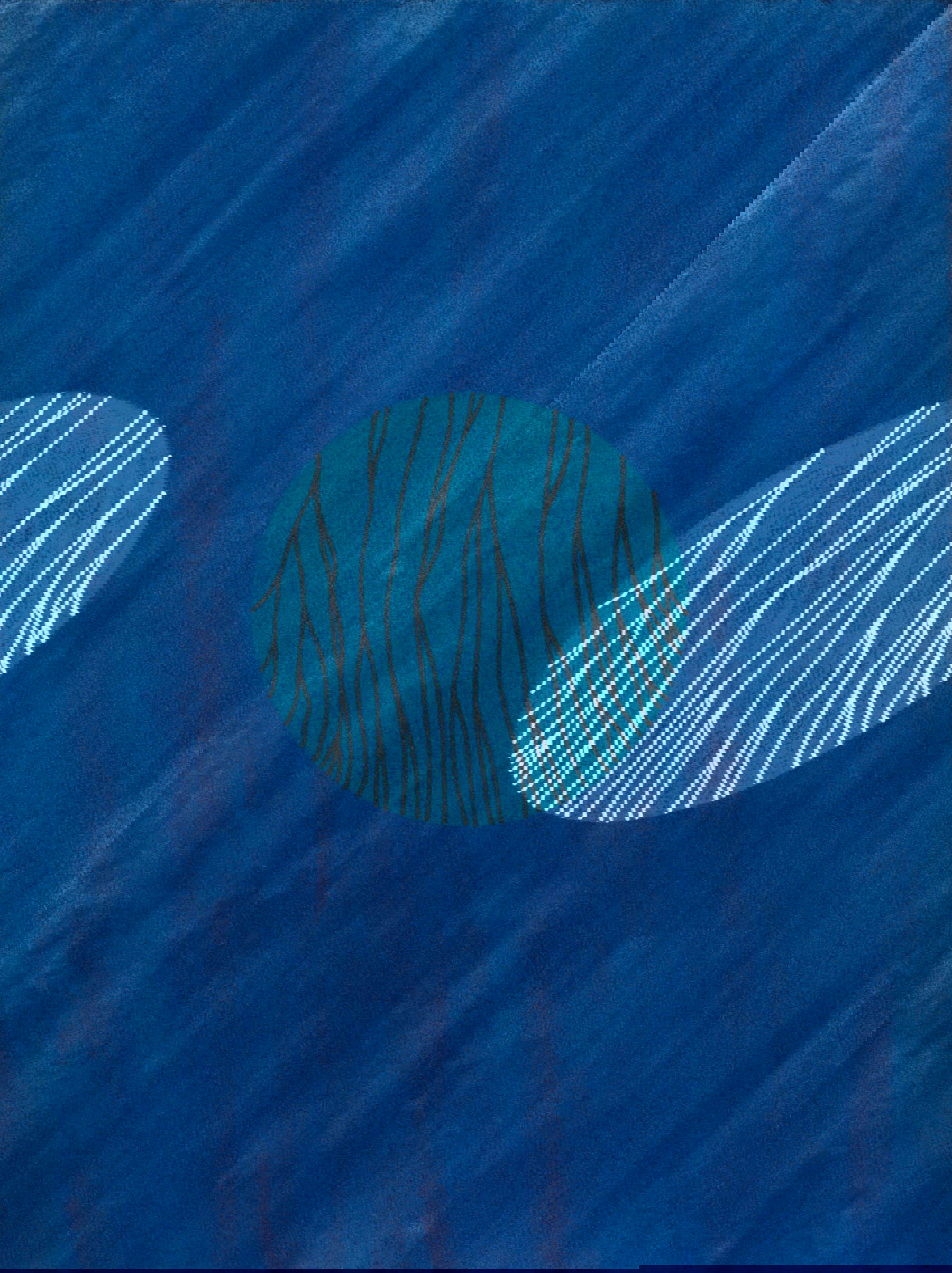 Lena M&uuml;ller, Botschafter #20 (2024; watercolor, colored pencils, ink on paper, 195 x 265 mm)