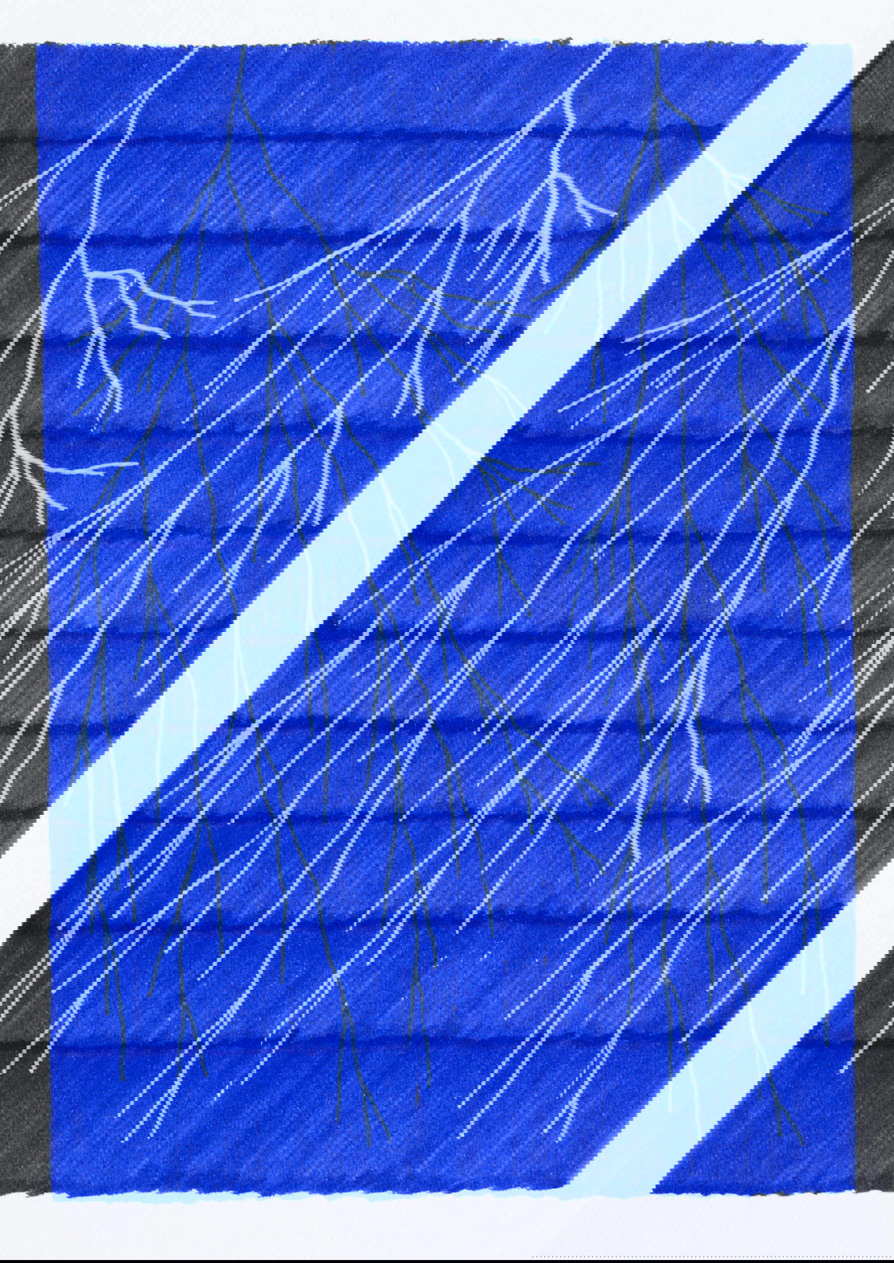 Lena M&uuml;ller, Botschafter #33 (2025; pigment, ink on paper, 148 x 210 mm)