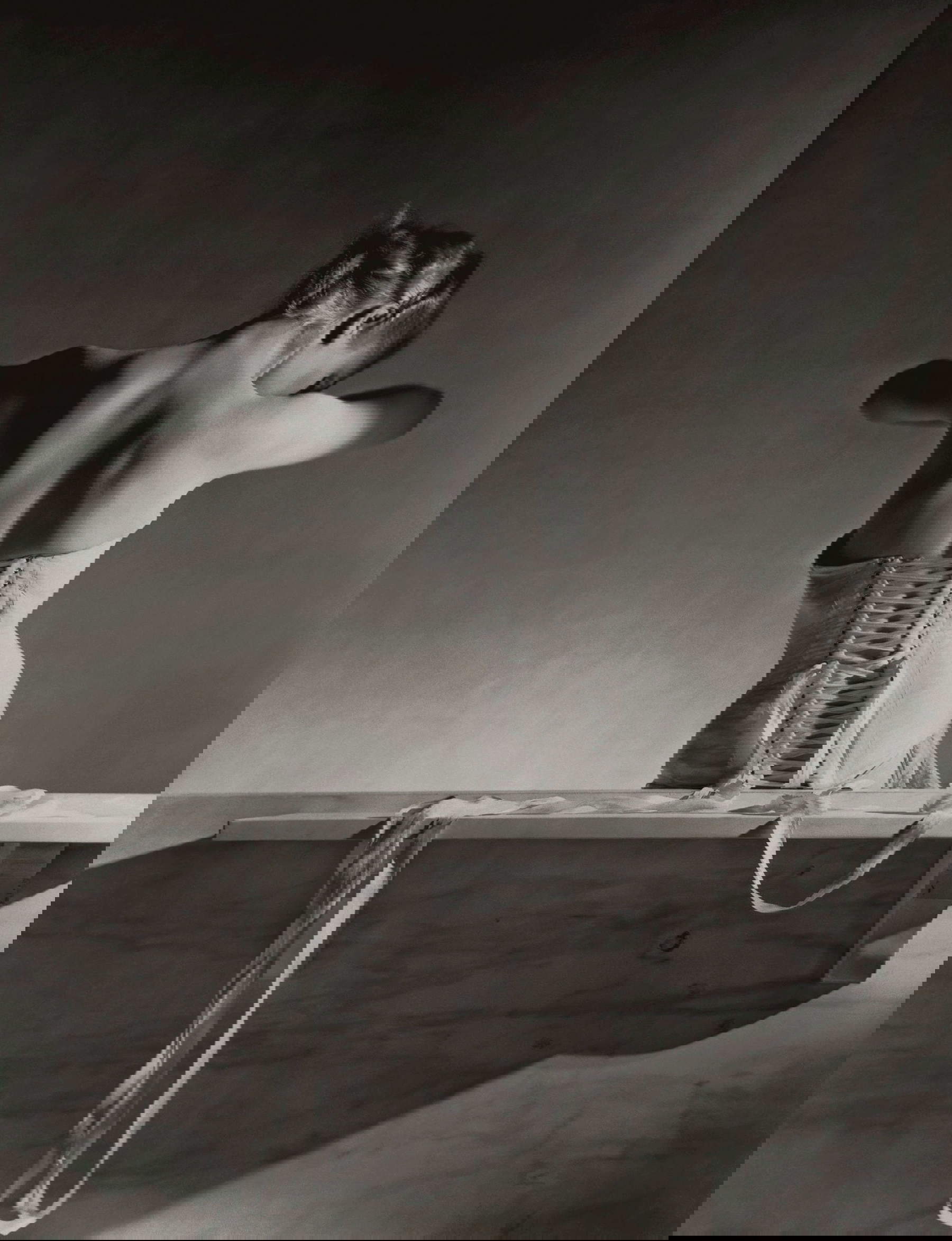 Horst P. Horst, Madame Bernon, corset by Detolle for Mainbocher, 1939 - Vogue