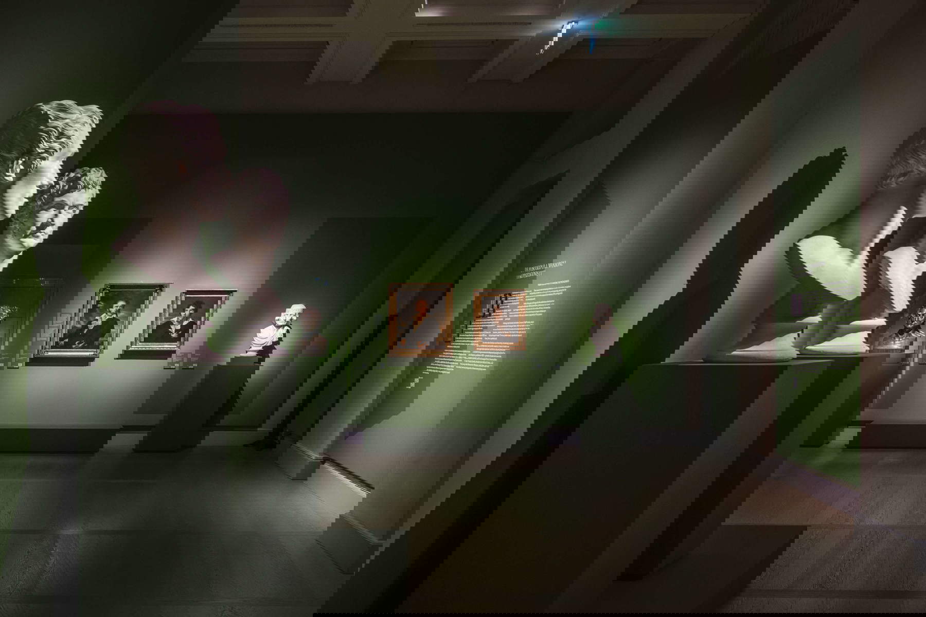 Montaje de la exposición Eternidad y visión. Roma y Milán, capitales del Neoclasicismo. Foto: Maria Parmigiani