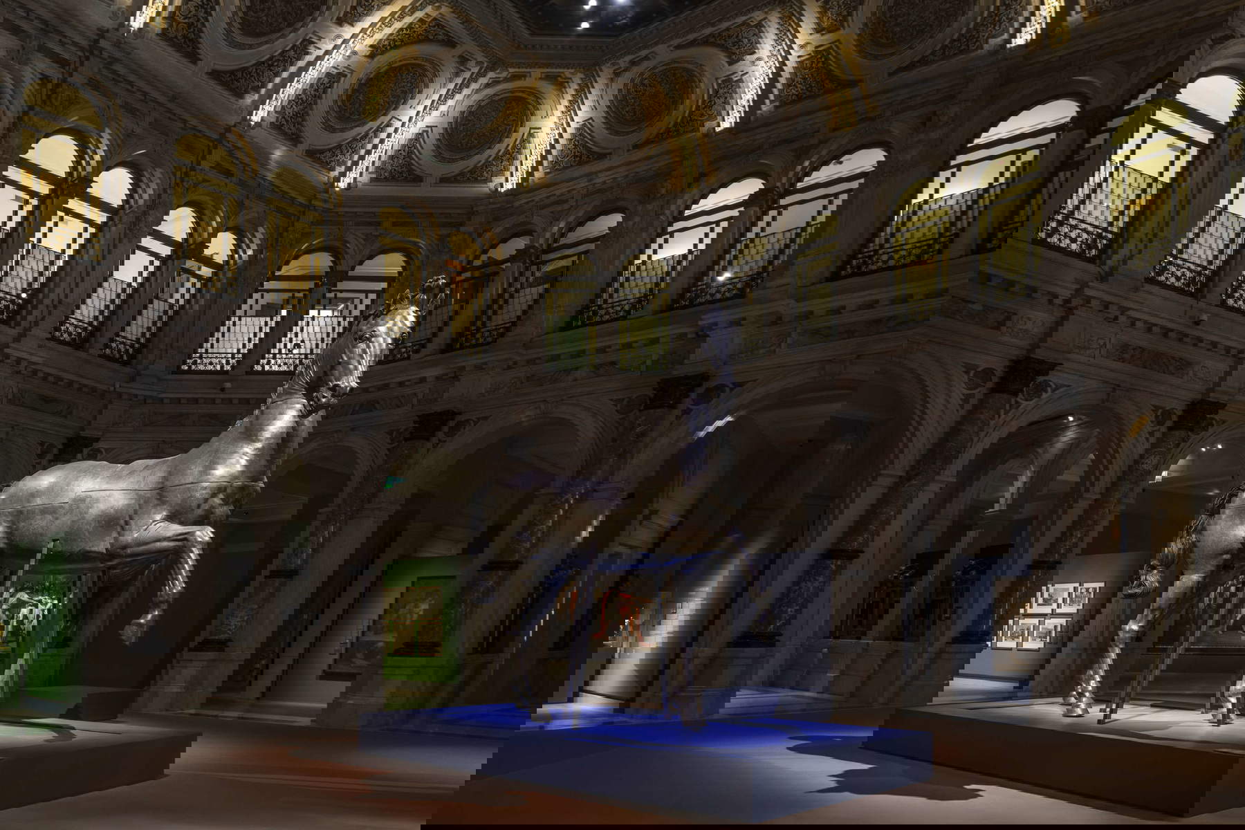 Montaje de la exposición Eternidad y visión. Roma y Milán, capitales del Neoclasicismo. Foto: Maria Parmigiani