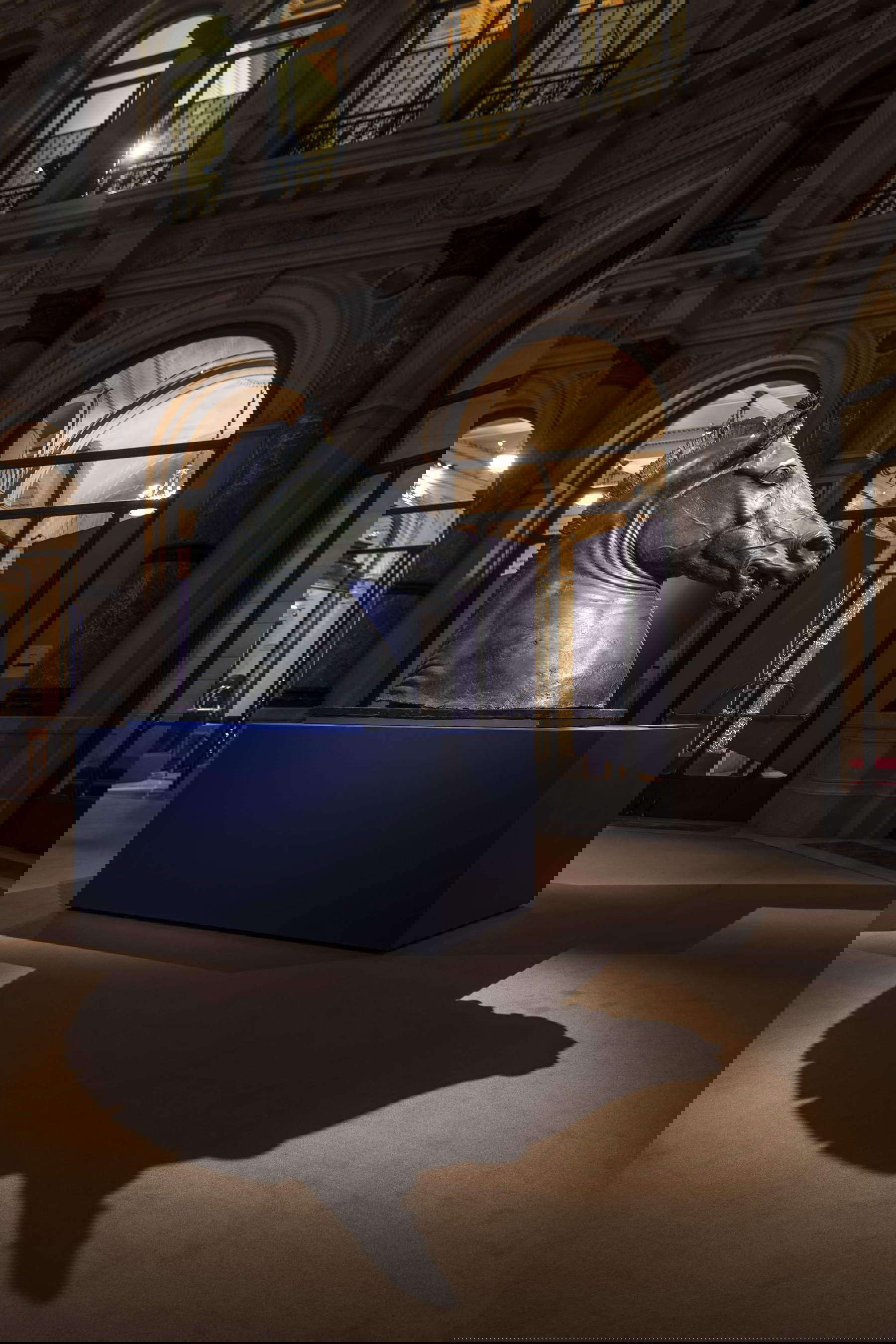 Montaje de la exposición Eternidad y visión. Roma y Milán, capitales del Neoclasicismo. Foto: Maria Parmigiani