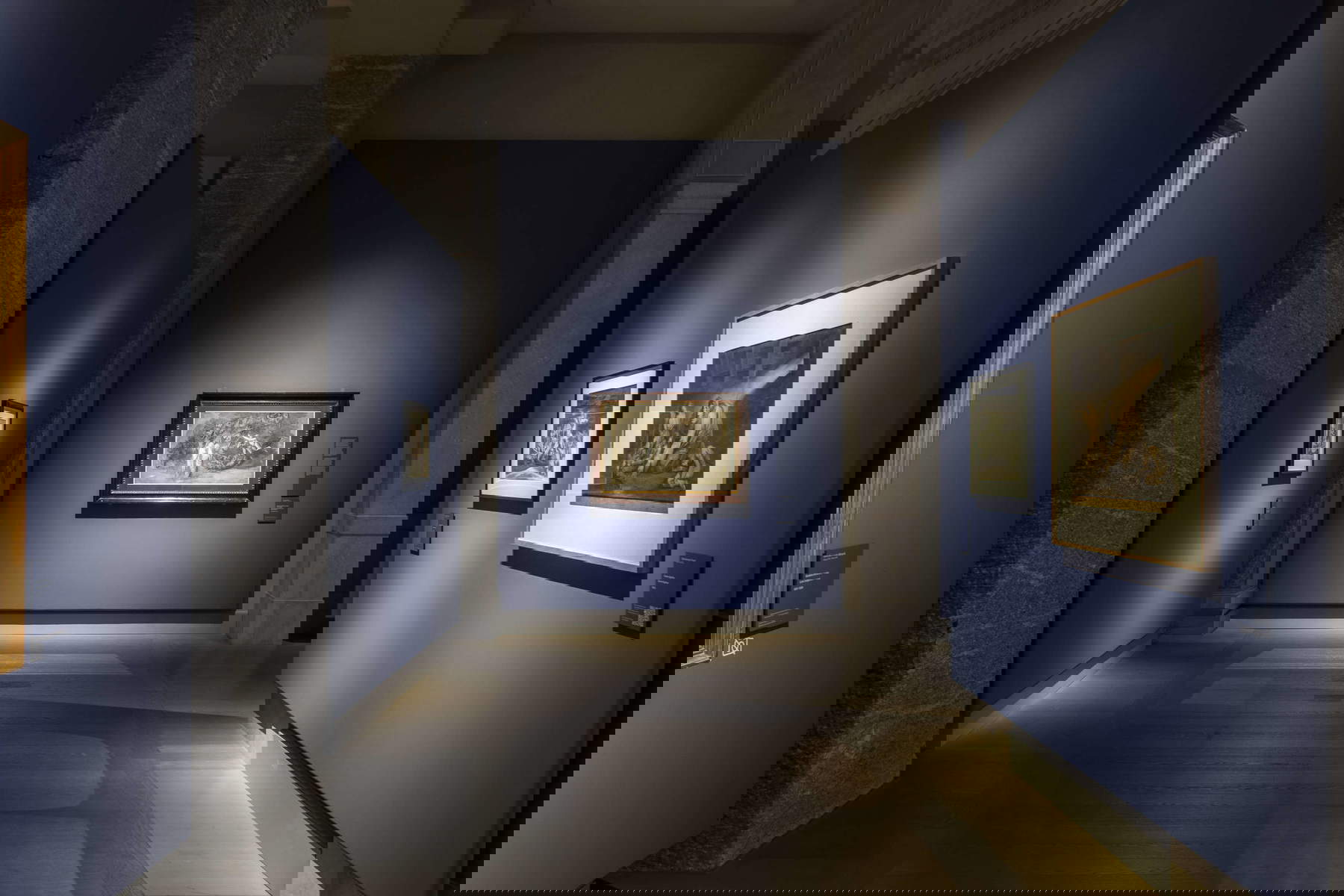 Montaje de la exposición Eternidad y visión. Roma y Milán, capitales del Neoclasicismo. Foto: Maria Parmigiani