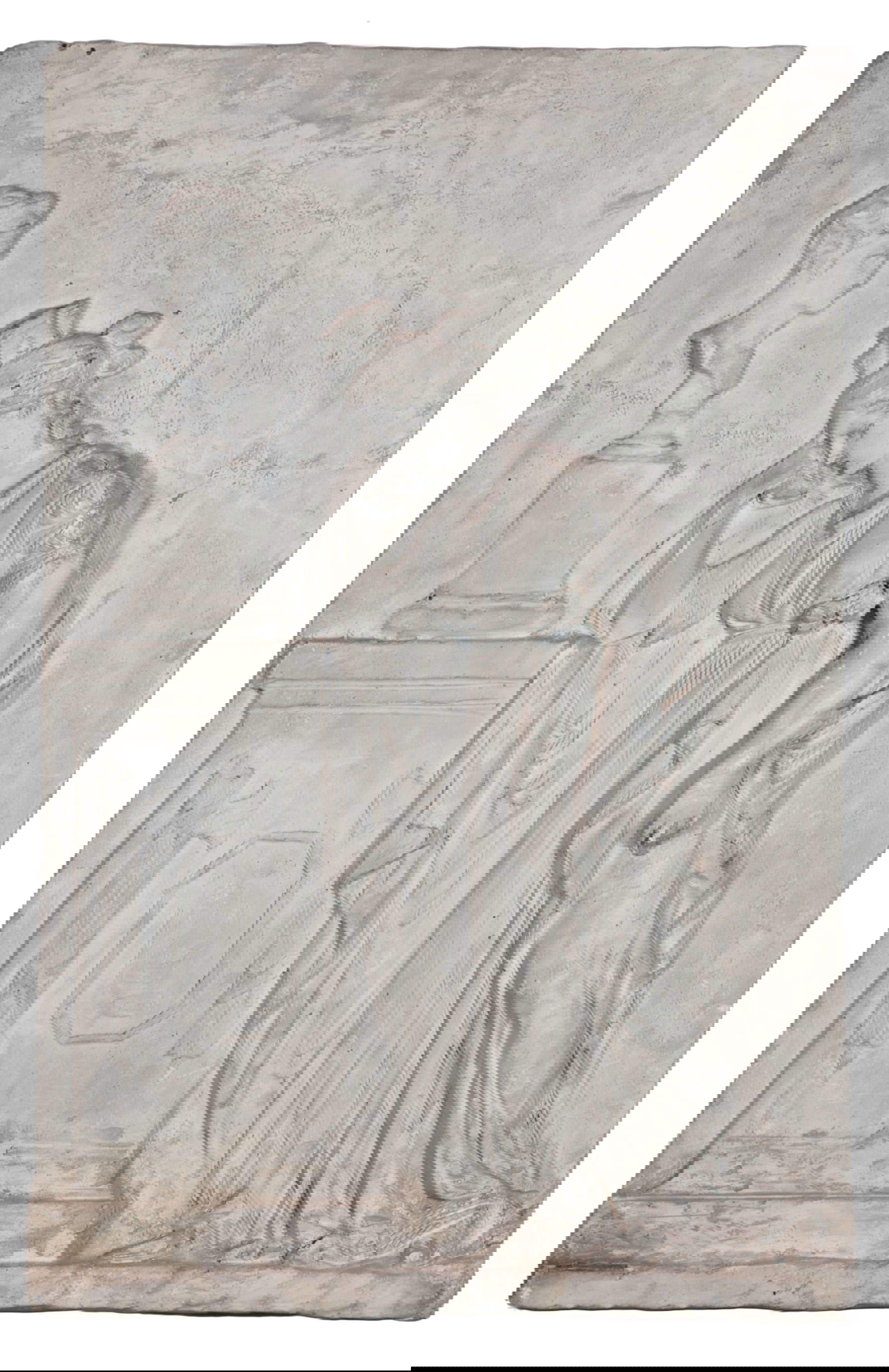 Antonio Canova, Boceto para la estela funeraria a Vittorio Alfieri (1804-1805; yeso, 55,5 x 35 x 6,5 cm; Bassano del Grappa, Archivo de la Biblioteca de Museos) &copy; MBA Archivo de la Biblioteca de Museos Bassano del Grappa