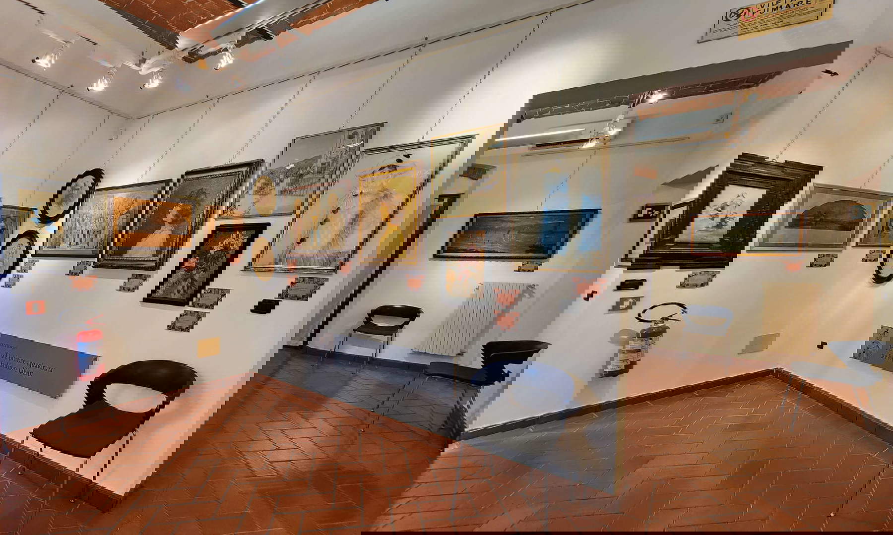 Diseños de exposiciones Alberto Calza Bini. Pintor y arquitecto entre Roma y Livorno