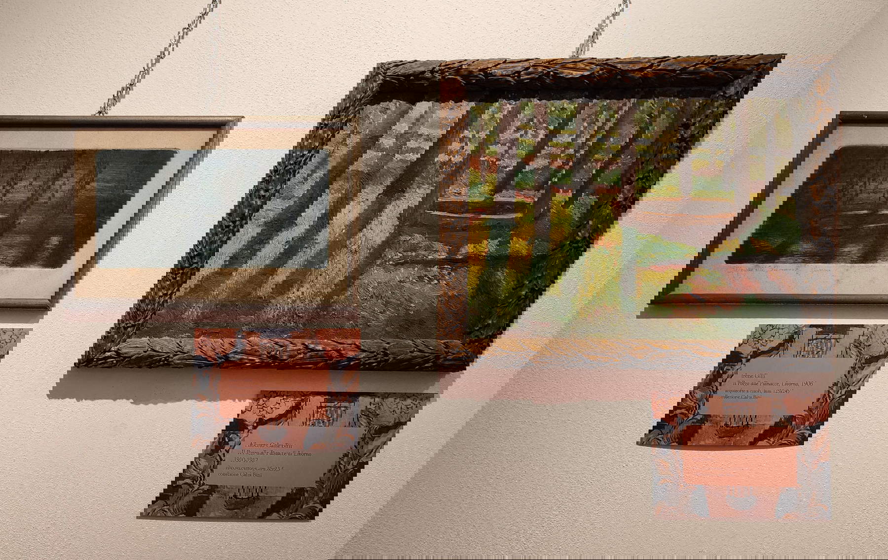 Diseños de exposiciones Alberto Calza Bini. Pintor y arquitecto entre Roma y Livorno