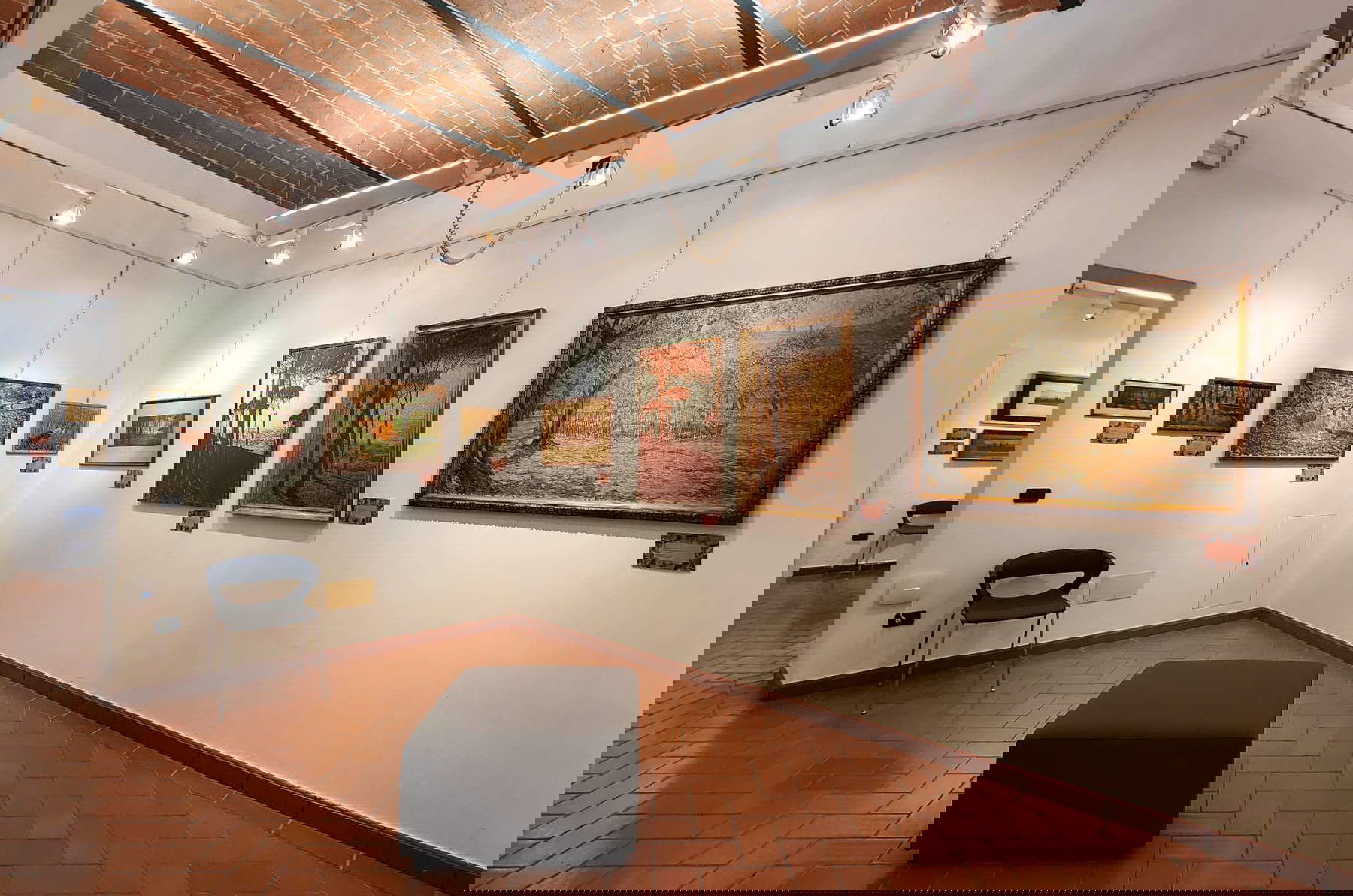 Diseños de exposiciones Alberto Calza Bini. Pintor y arquitecto entre Roma y Livorno