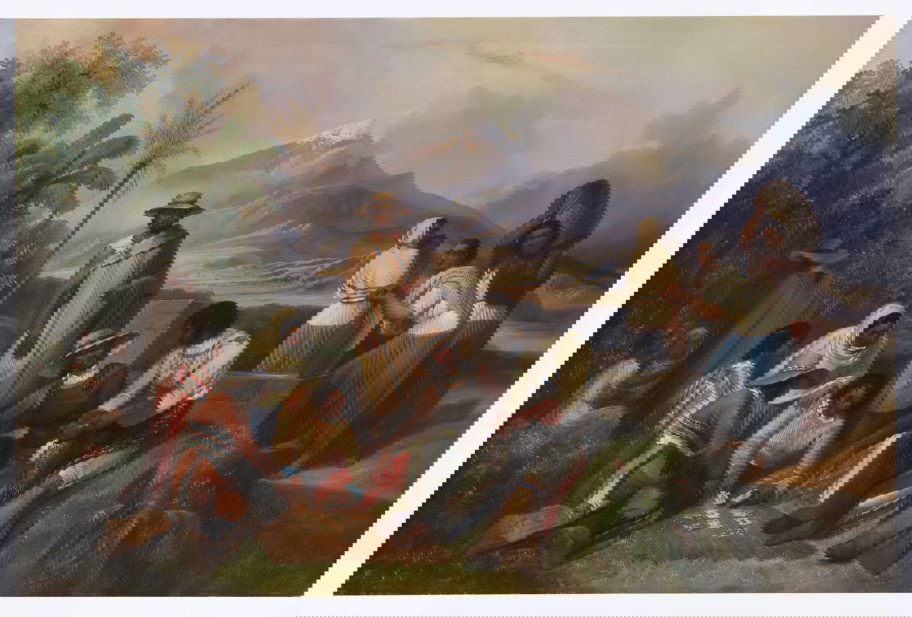 Pharamond Blanchard, The Mexican Players (1842; oil on canvas, 86 x 131.5 cm). Submitted by: Berardi