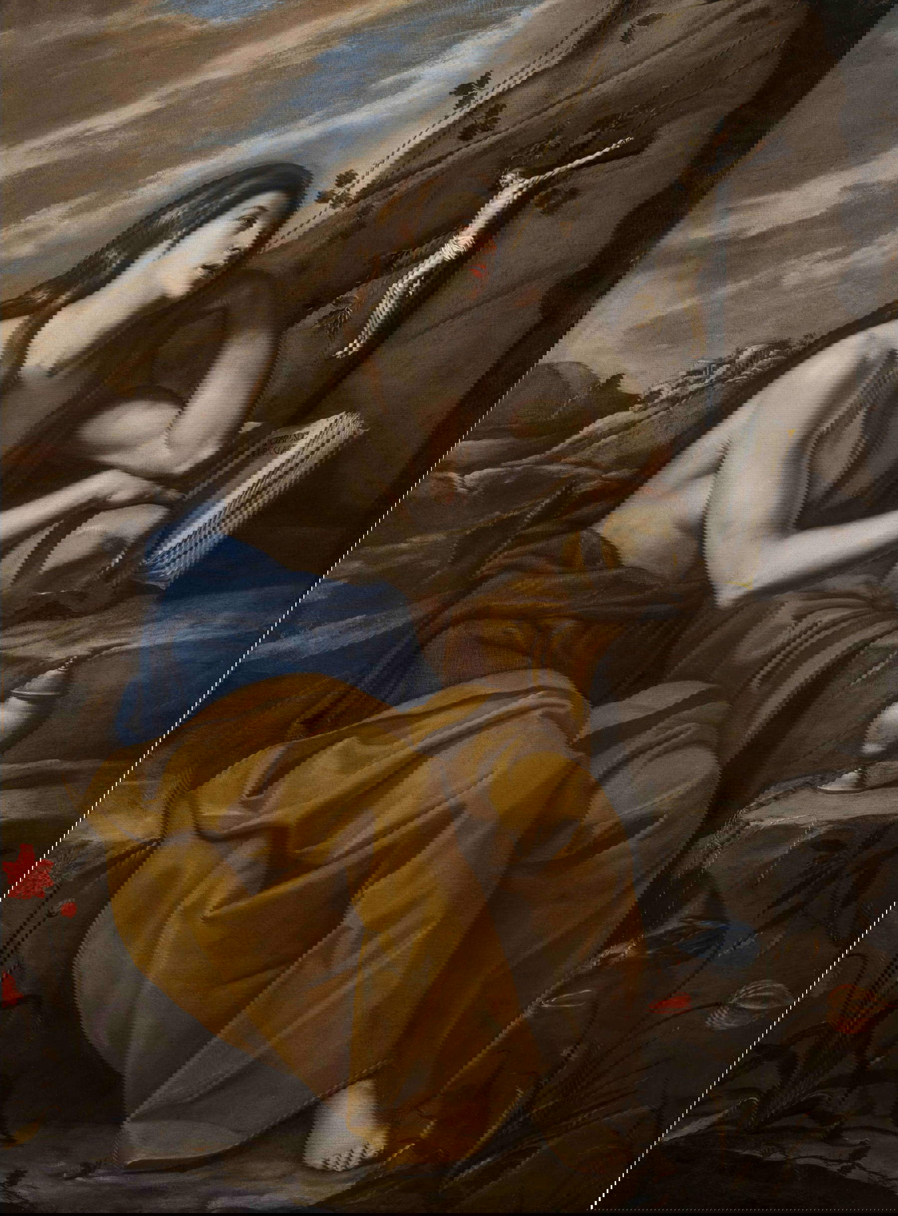 Artemisia Gentileschi, Santa Maria Maddalena penitente (olio su tela, 171,5 x 126,5 cm)