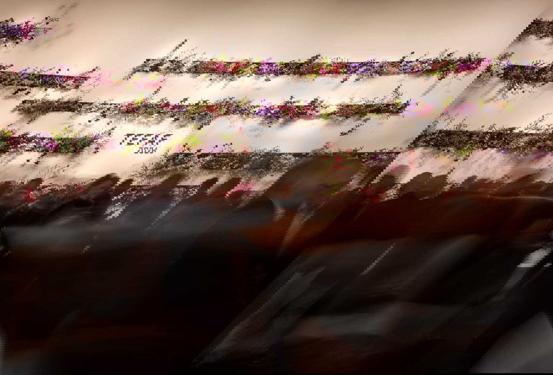 TEFAF 2026 Flowerwall. Foto: TEFAF