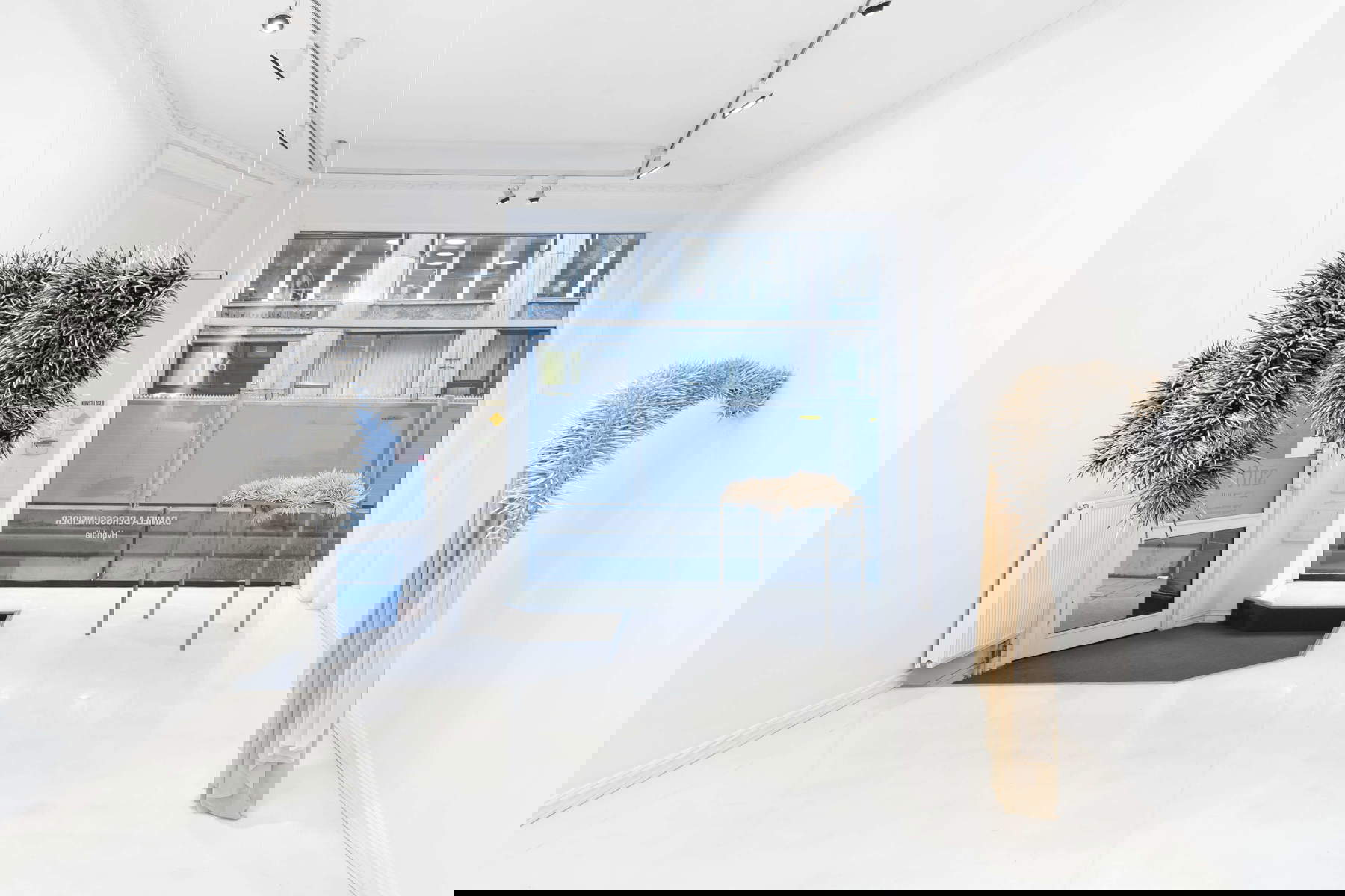 Montage de l'exposition Hybridia (Soft gallery, Oslo, 2020). Photo : &Oslash;ystein Thorvaldsen