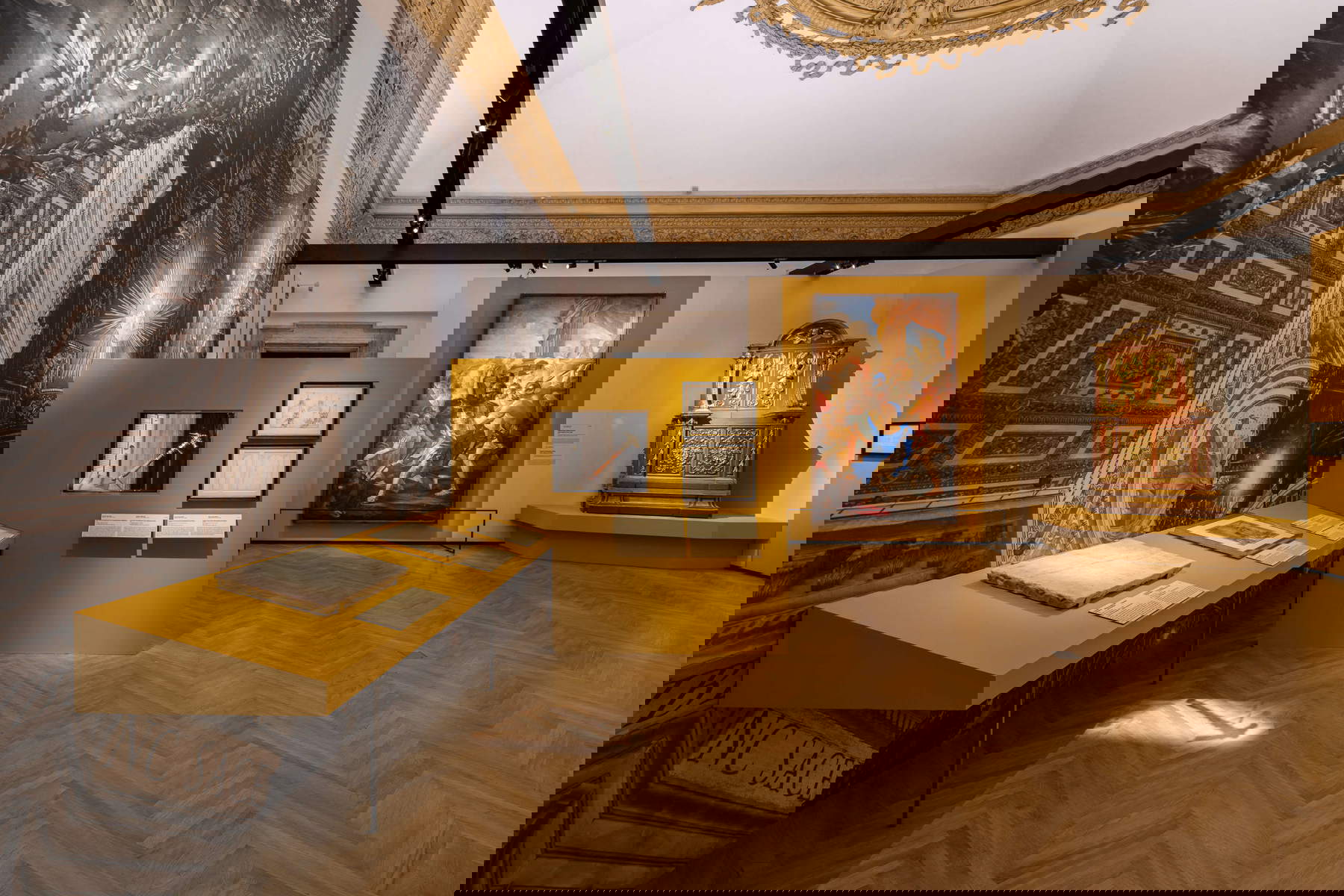 Bernini und die Barberini-Ausstellung im Aufbau. Foto: Alberto Novelli