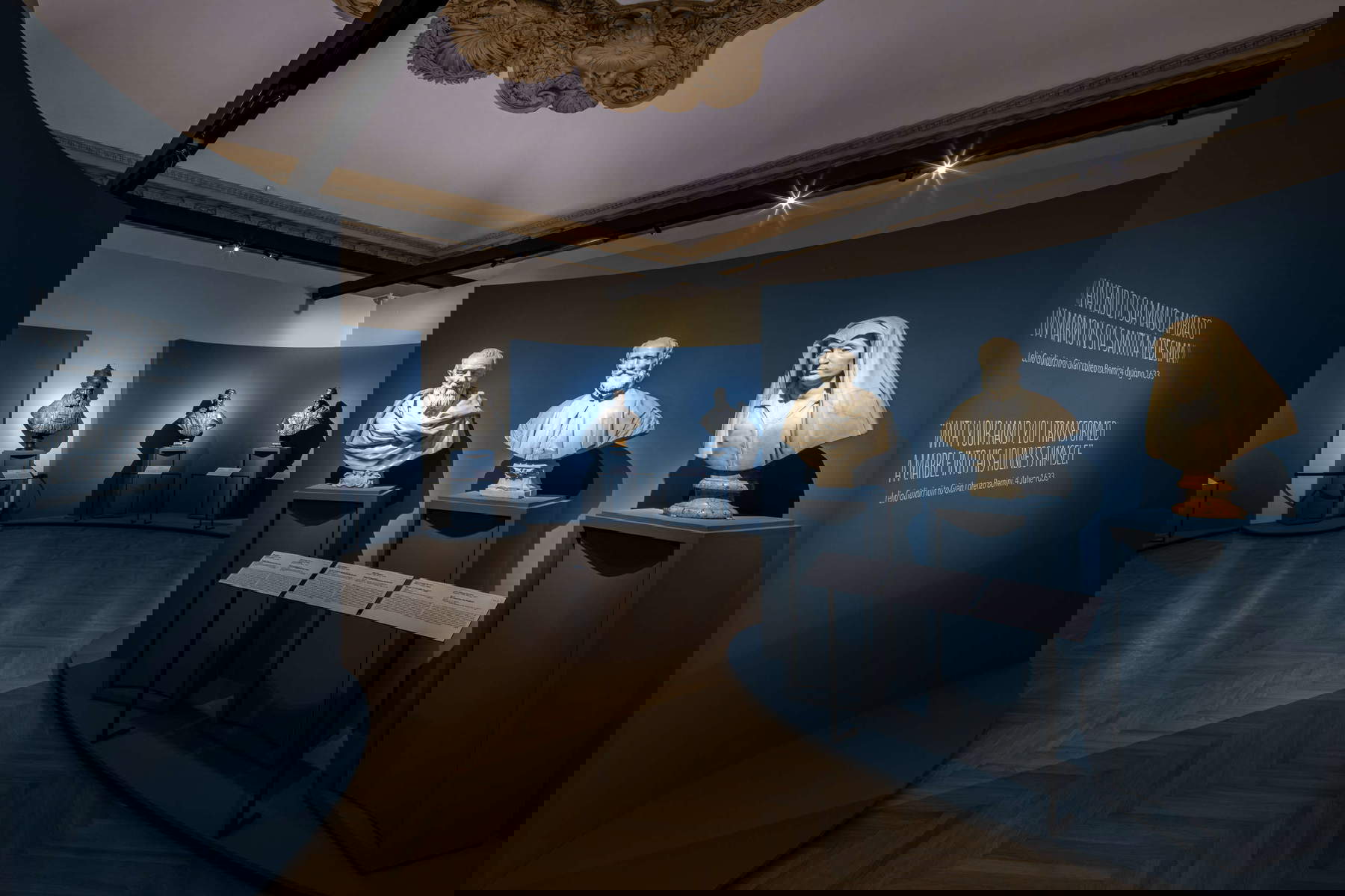 Bernini und die Barberini-Ausstellung im Aufbau. Foto: Alberto Novelli