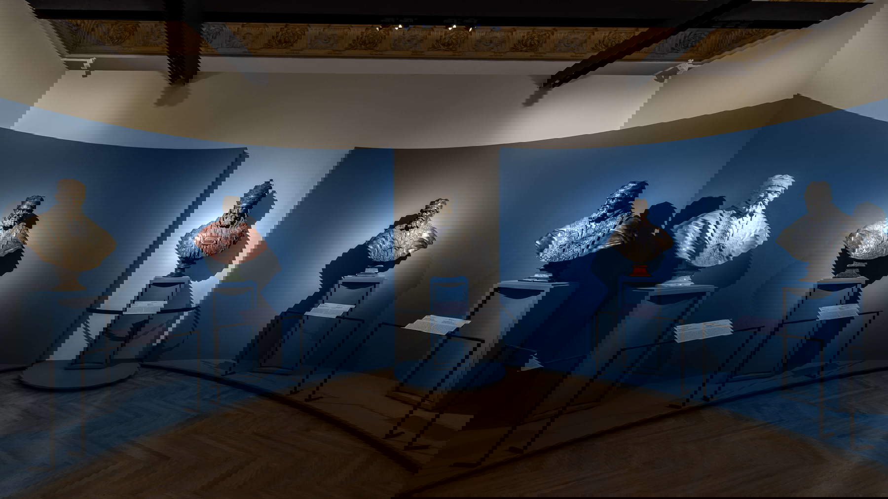 Bernini und die Barberini-Ausstellung im Aufbau. Foto: Alberto Novelli