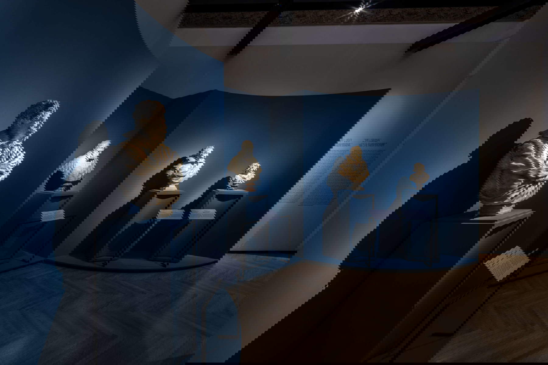 Bernini und die Barberini-Ausstellung im Aufbau. Foto: Alberto Novelli