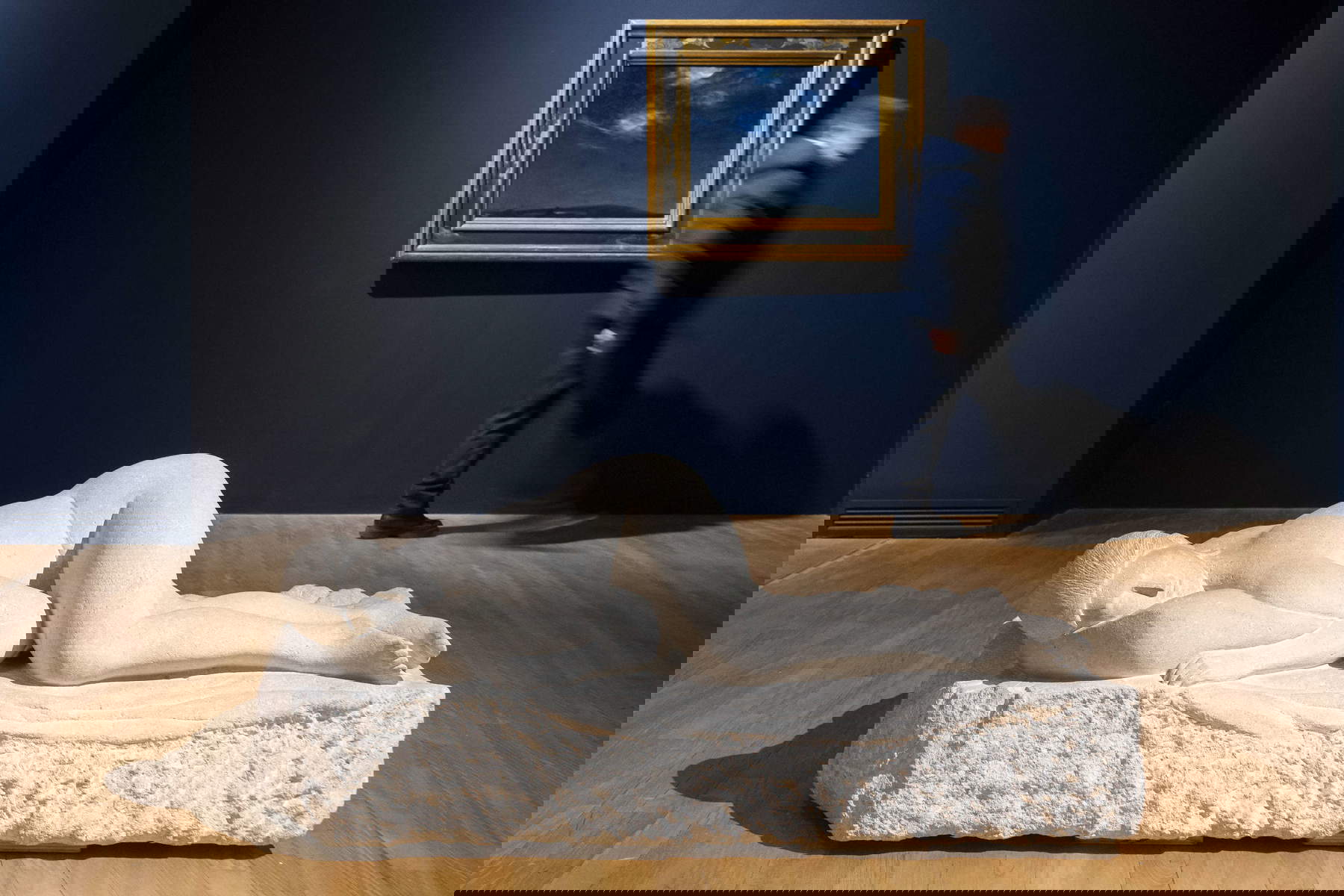 Ausstellungslayouts Nächte. Fünf Jahrhunderte voller Sterne, Träume und Vollmonde. Foto: Perottino. Auf Konzession von GAM Torino