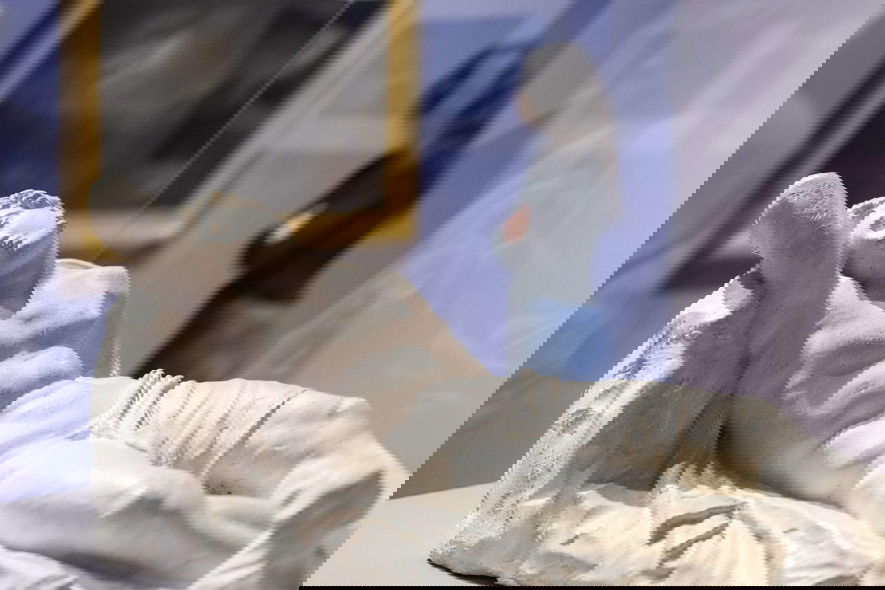 Ausstellungslayouts Nächte. Fünf Jahrhunderte voller Sterne, Träume und Vollmonde. Foto: Perottino. Auf Konzession von GAM Torino