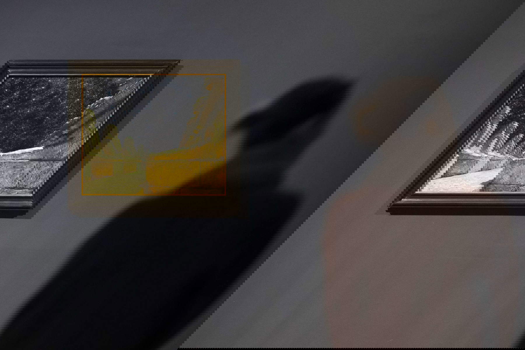 Ausstellungslayouts Nächte. Fünf Jahrhunderte voller Sterne, Träume und Vollmonde. Foto: Perottino. Auf Konzession von GAM Torino