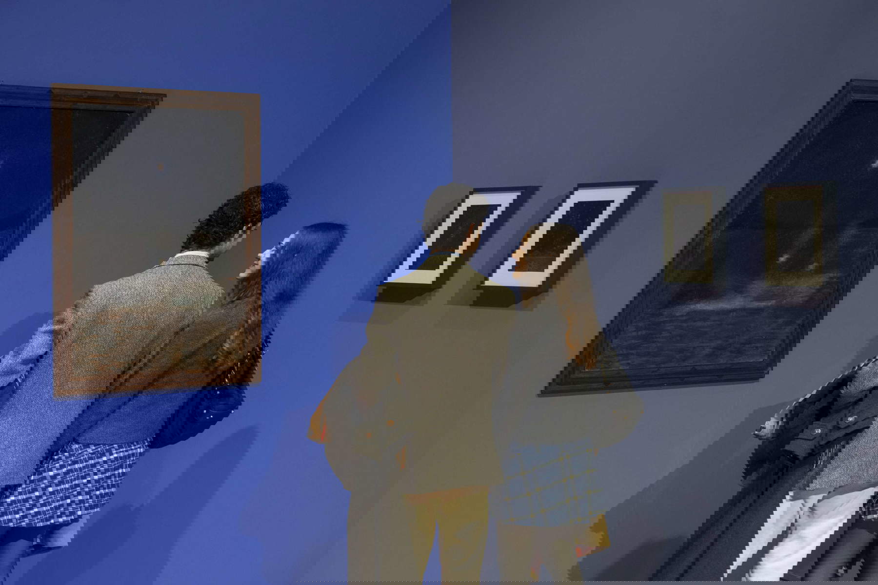 Ausstellungslayouts Nächte. Fünf Jahrhunderte voller Sterne, Träume und Vollmonde. Foto: Perottino. Auf Konzession von GAM Torino