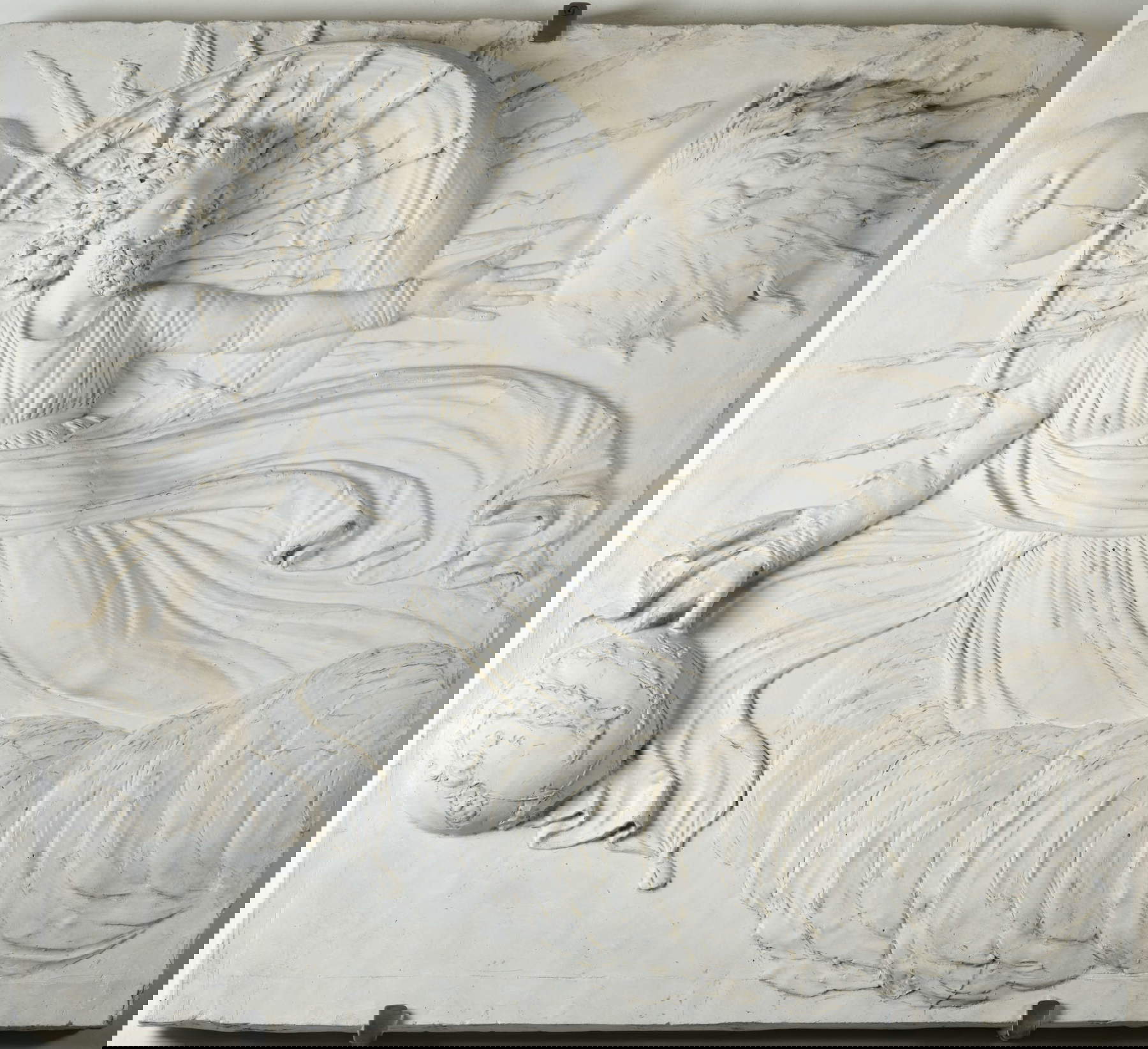 Antonio Canova, Die Erschaffung der Welt (1822; Gipsabguss, 104 x 116 cm; Possagno, Museo Gypsotheca Antonio Canova). Foto: Lino Zanesco