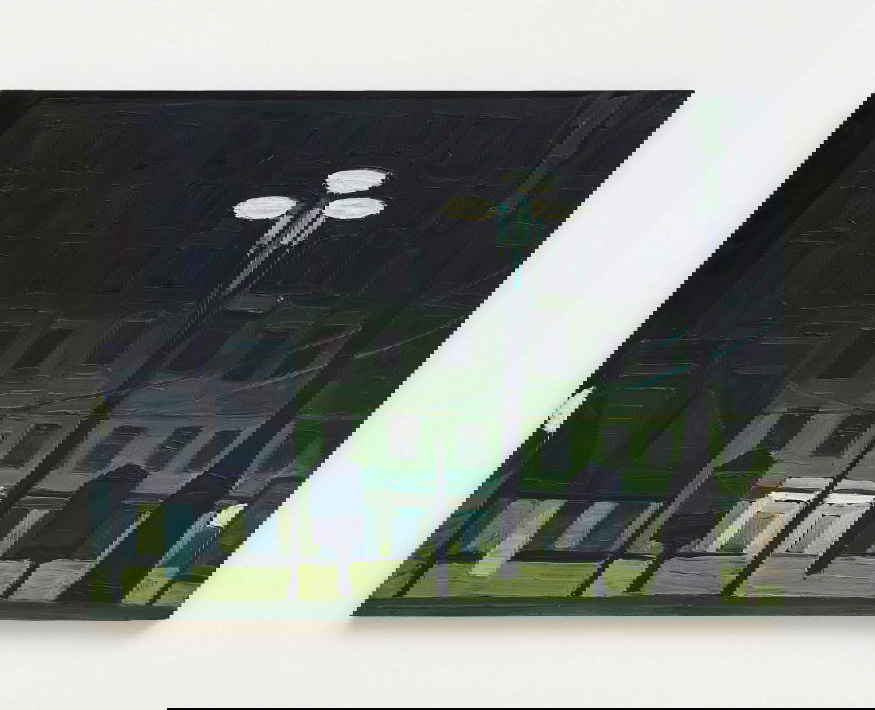 Titina Maselli, Flaminio-Platz (1950-1951; Öl auf Tafel, 60 x 78,5 cm; Bologna, Sammlung Alessandro Pasotti und Fabrizio Padovani). Foto: Carlo Favero