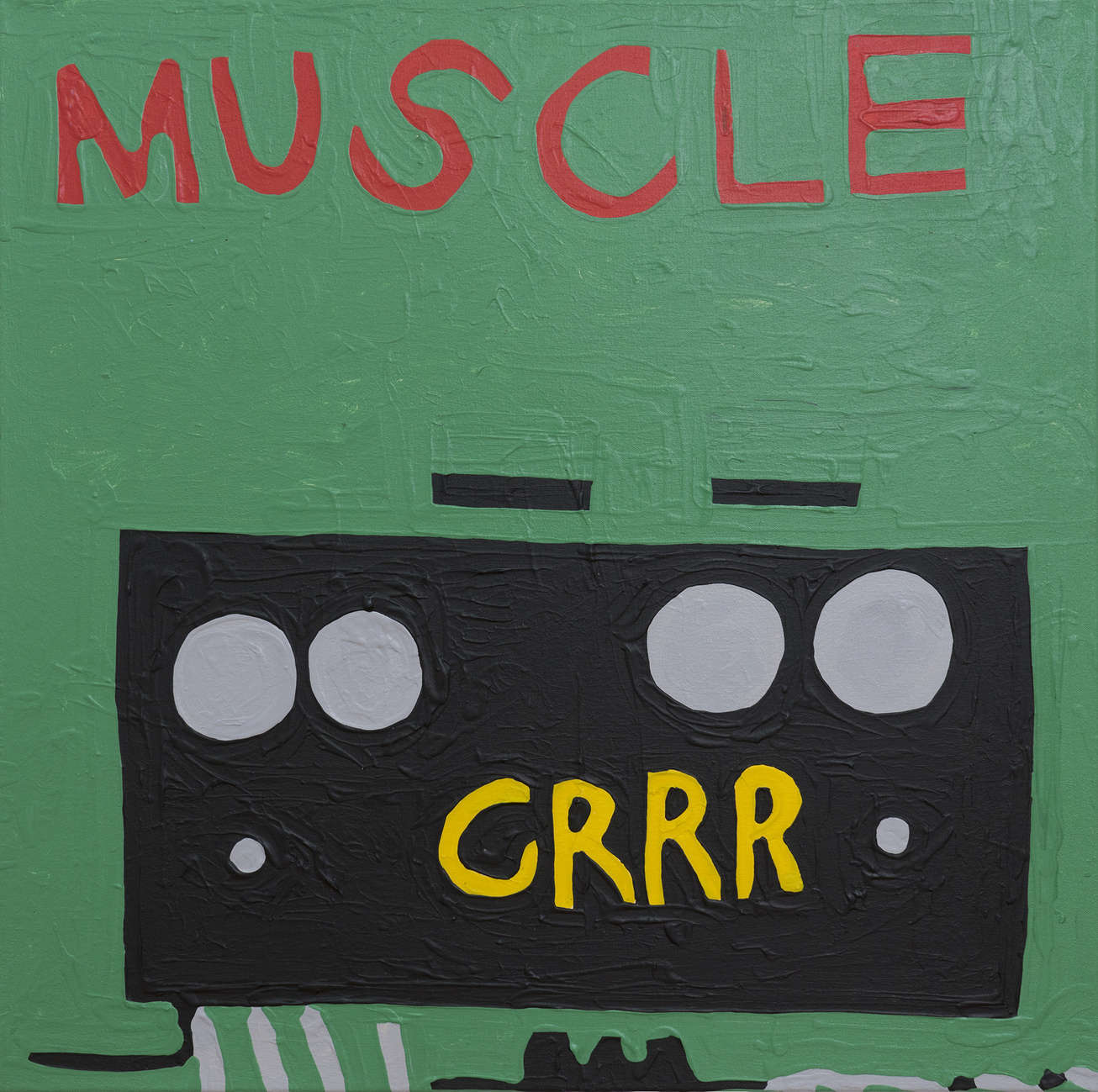 Marlon Mullen, Ohne Titel (2016; Acryl auf Leinwand, 76,2 x 76,2 cm; Sammlung Evan Ruster)