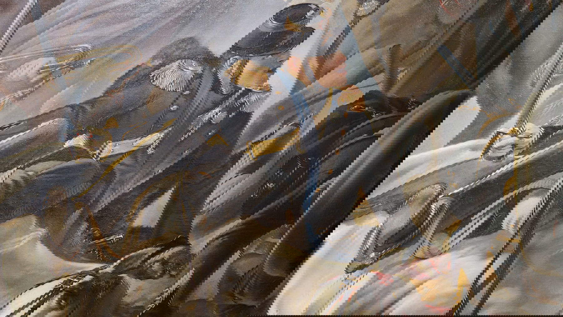 Luigi Norfini, The Battle of Novara, detail