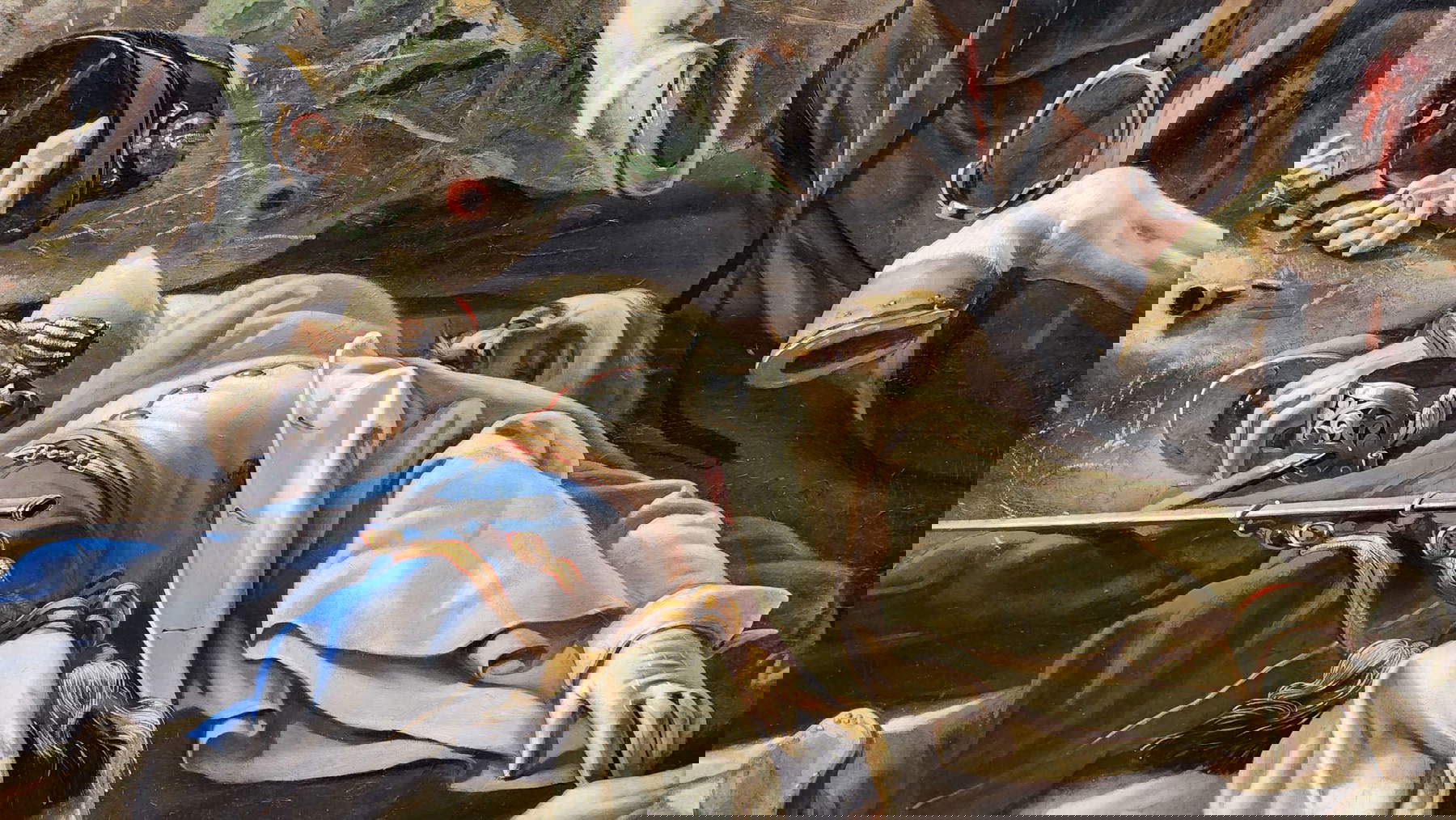 Luigi Norfini, The Battle of Novara, detail