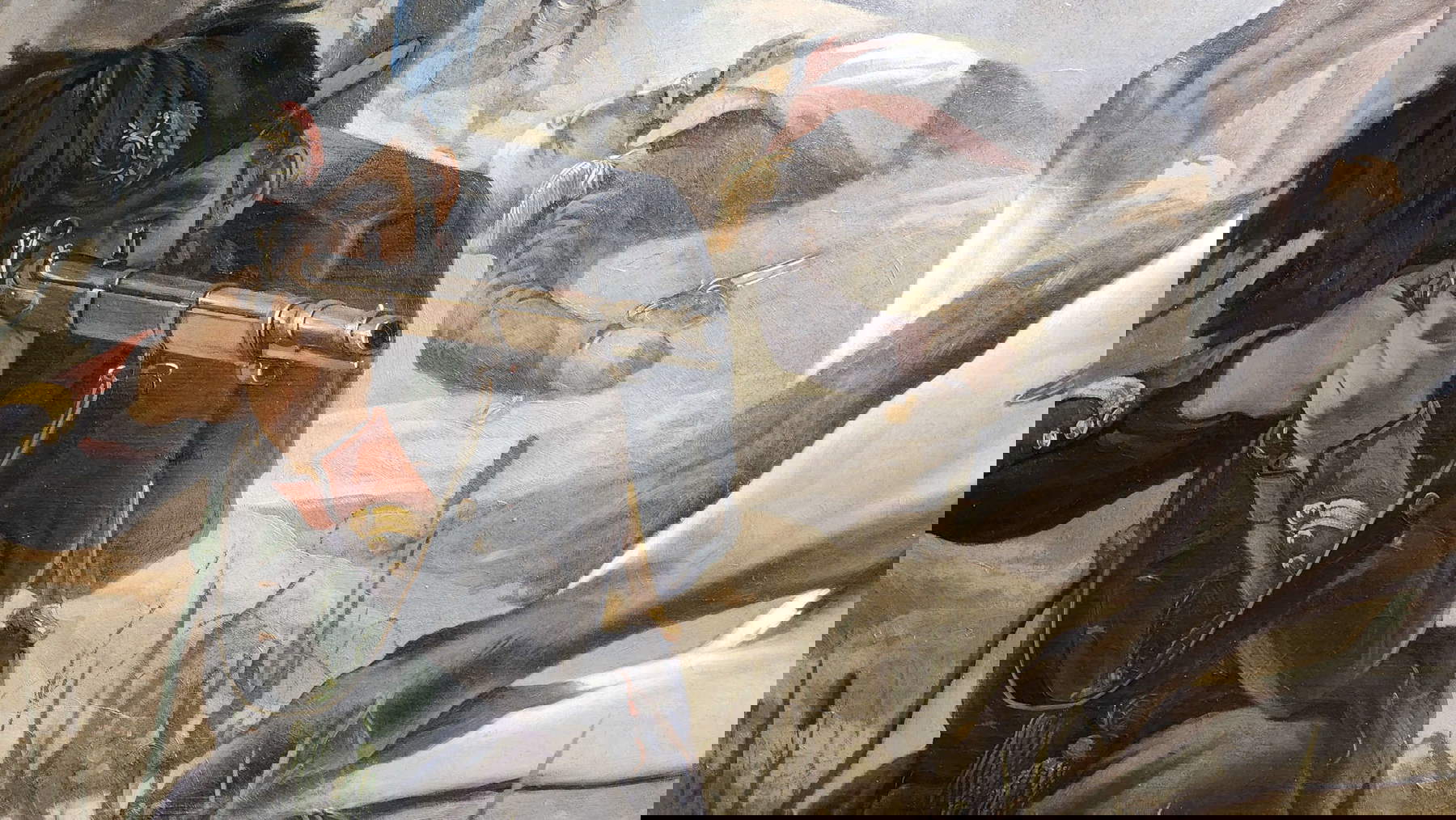 Luigi Norfini, The Battle of Novara, detail