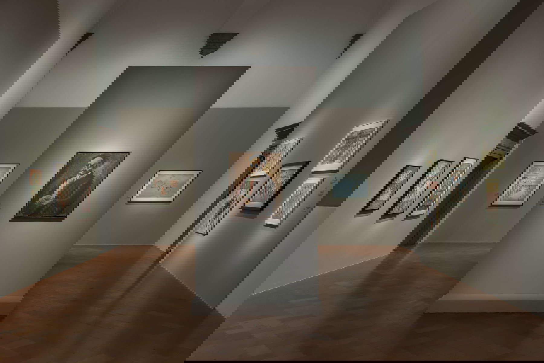 Instalaciones de la exposición Mark Rothko en Florencia, Palazzo Strozzi. Foto: Ela Bialkowska / OKNO Studio