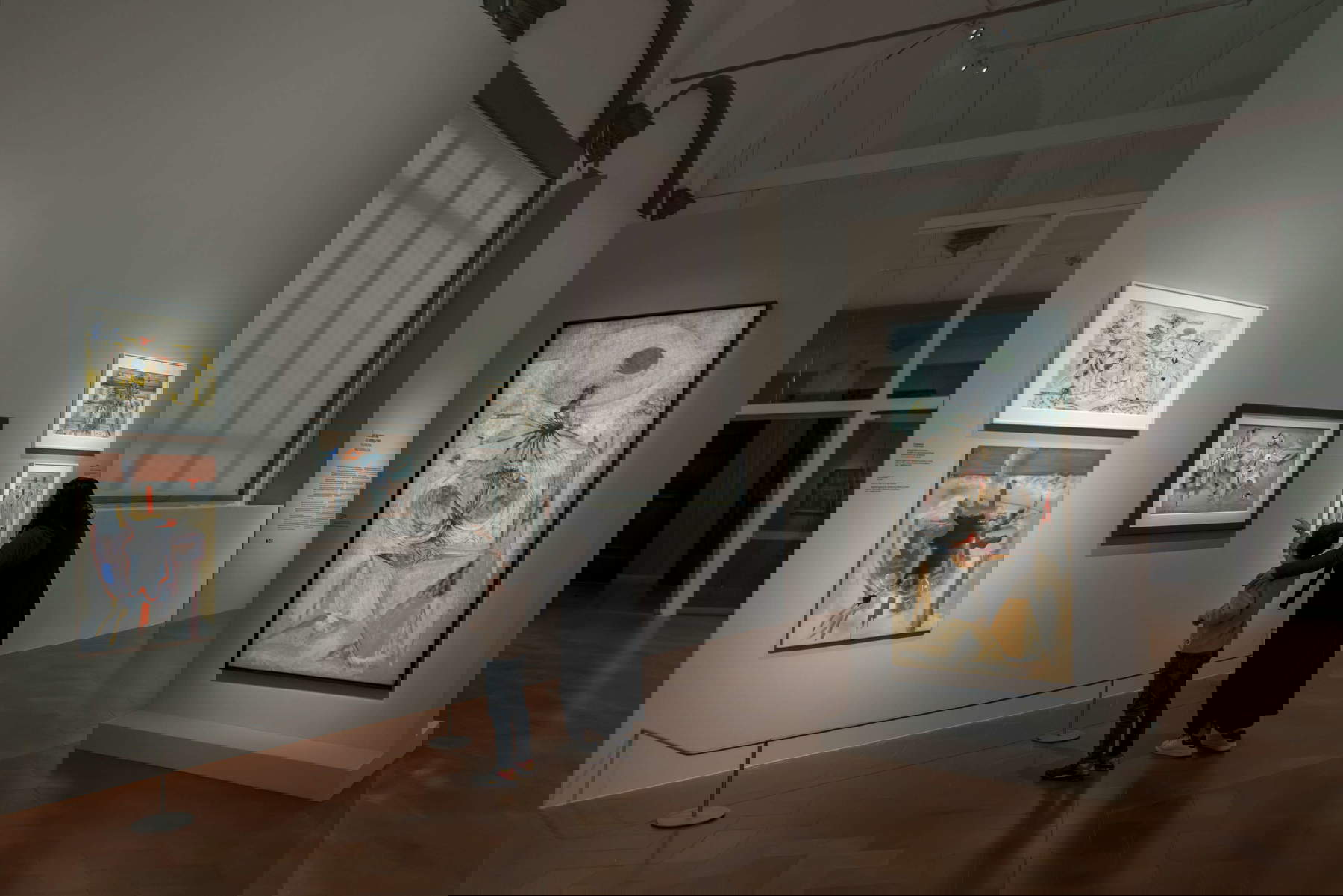 Instalaciones de la exposición Mark Rothko en Florencia, Palazzo Strozzi. Foto: Ela Bialkowska / OKNO Studio