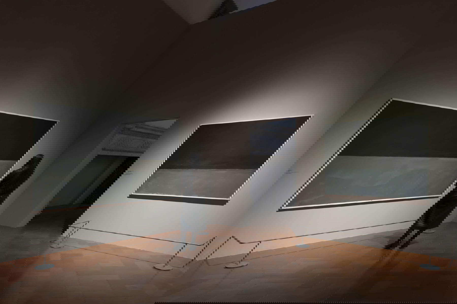 Instalaciones de la exposición Mark Rothko en Florencia, Palazzo Strozzi. Foto: Ela Bialkowska / OKNO Studio